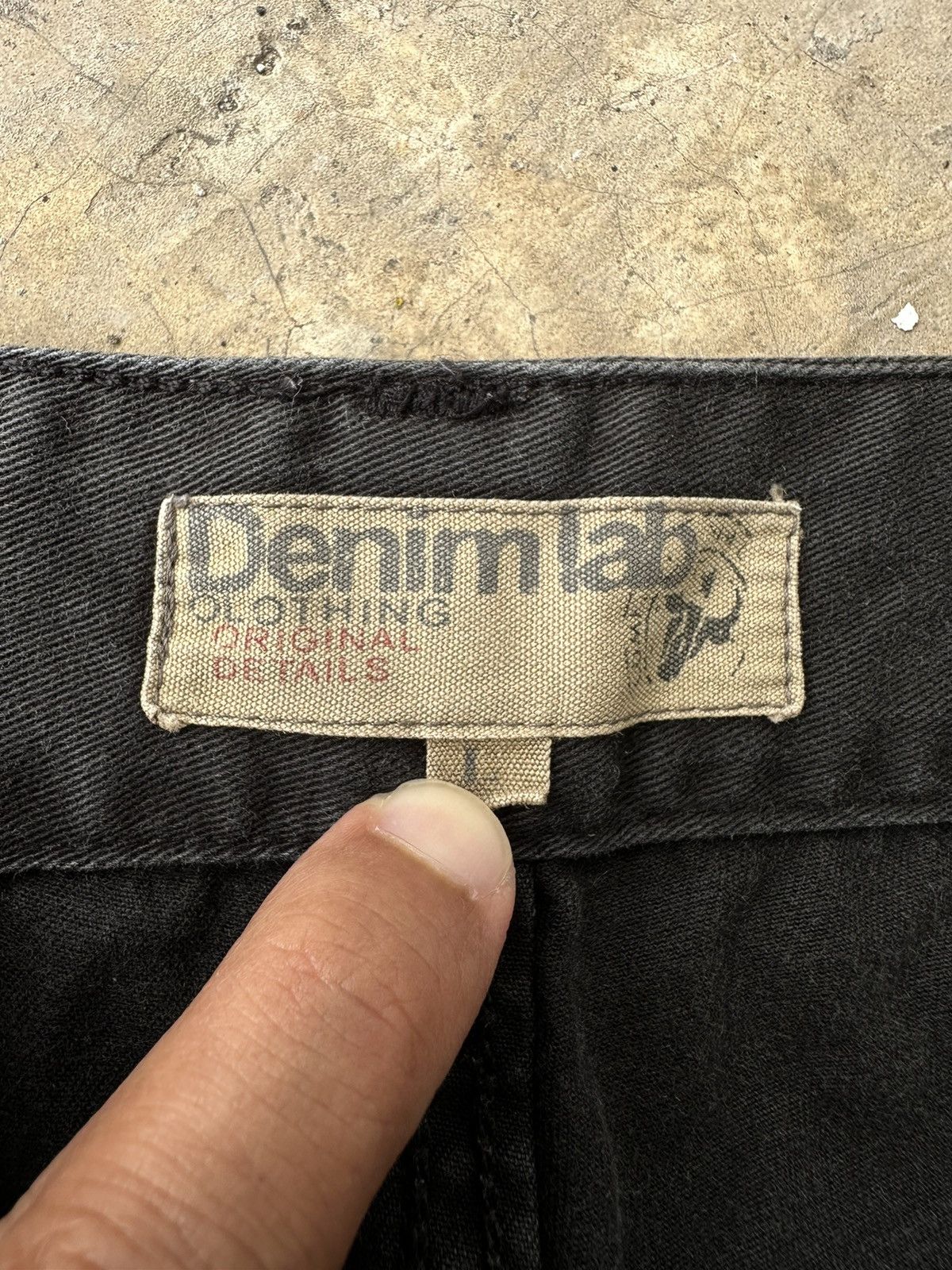 If Six Was Nine Rare Denim Lab Double Waist Cargo Pants Size US 30 / EU 46 - 4 Thumbnail