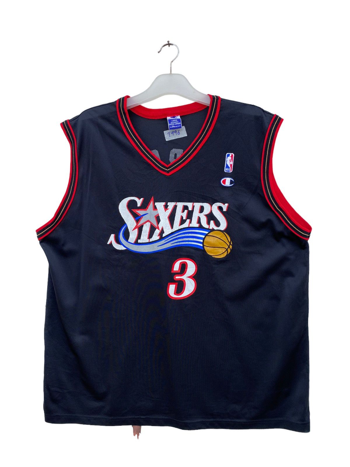 Vintage Allen Iverson Philadelphia Sixers Jersey