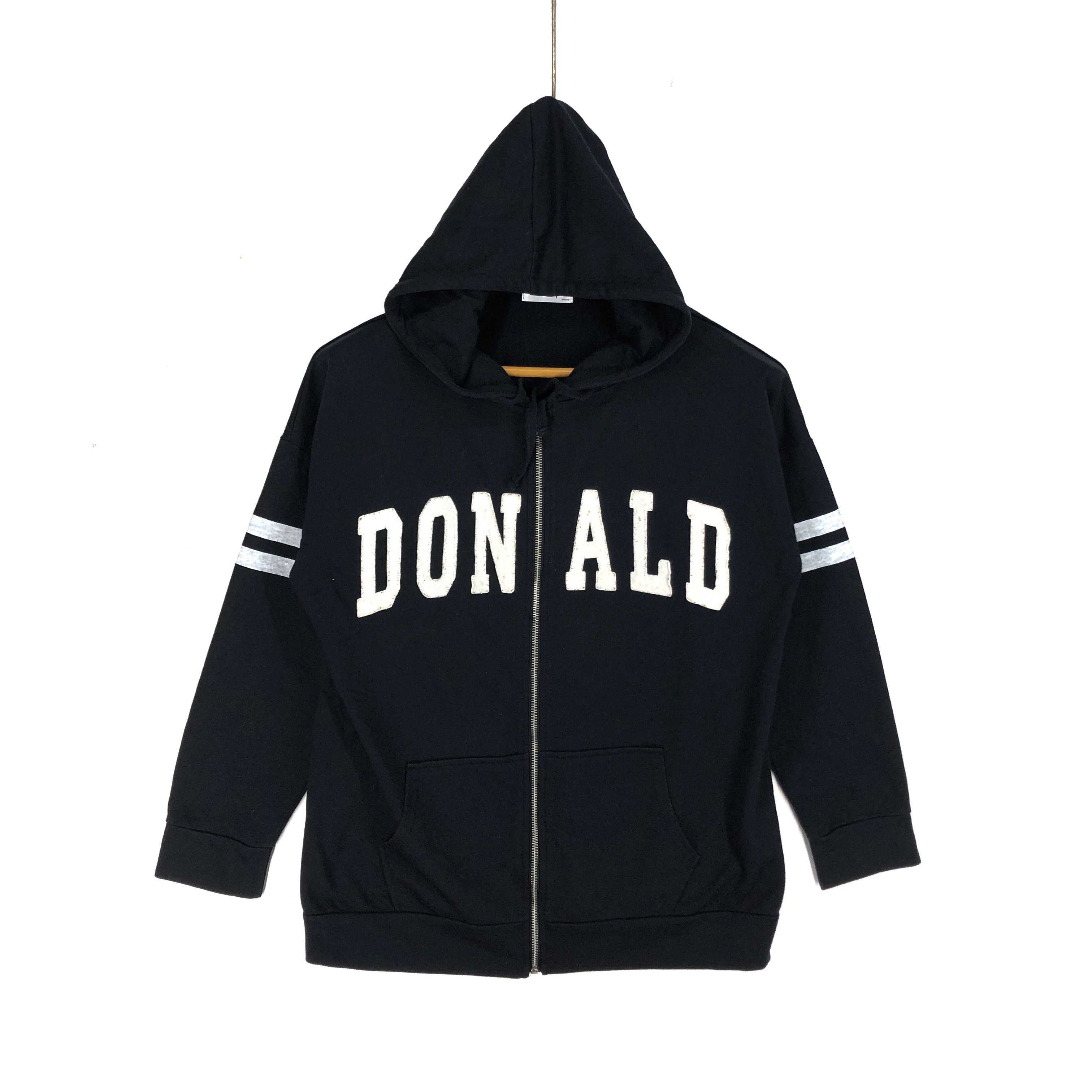 Disney DONALD DUCK by DISNEY Women Zipper Hoodie #2487-87 Size M / US 6-8 / IT 42-44 - 3 Thumbnail