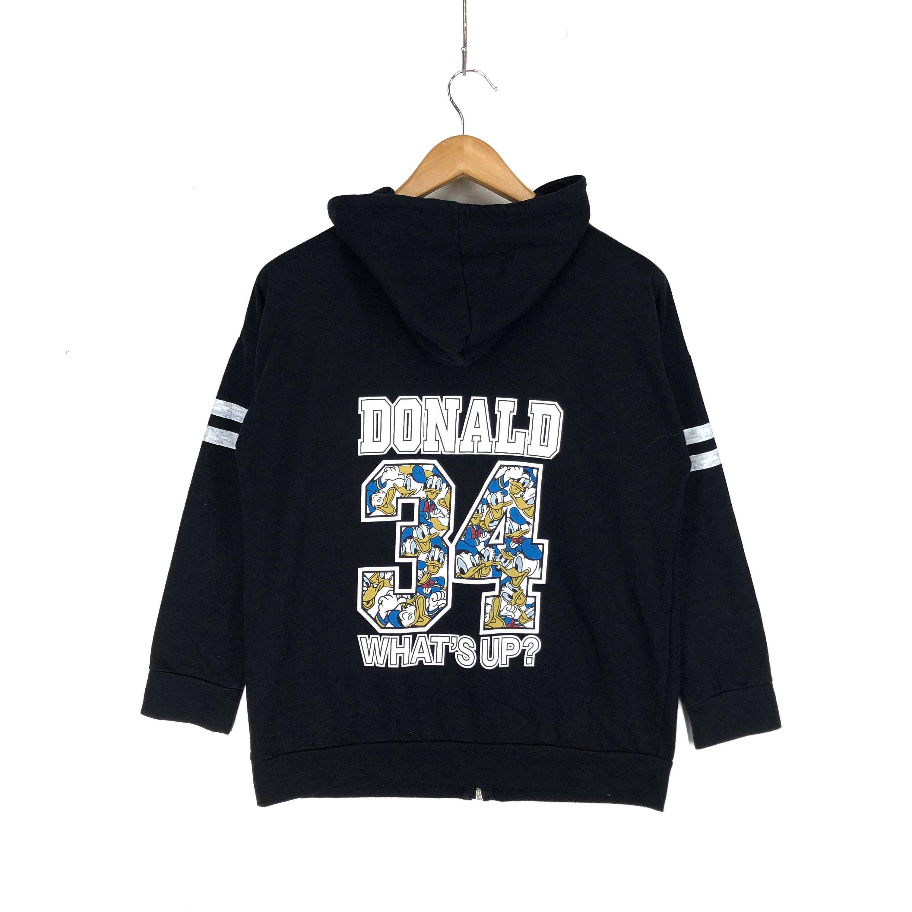 Disney DONALD DUCK by DISNEY Women Zipper Hoodie #2487-87 Size M / US 6-8 / IT 42-44 - 1 Thumbnail