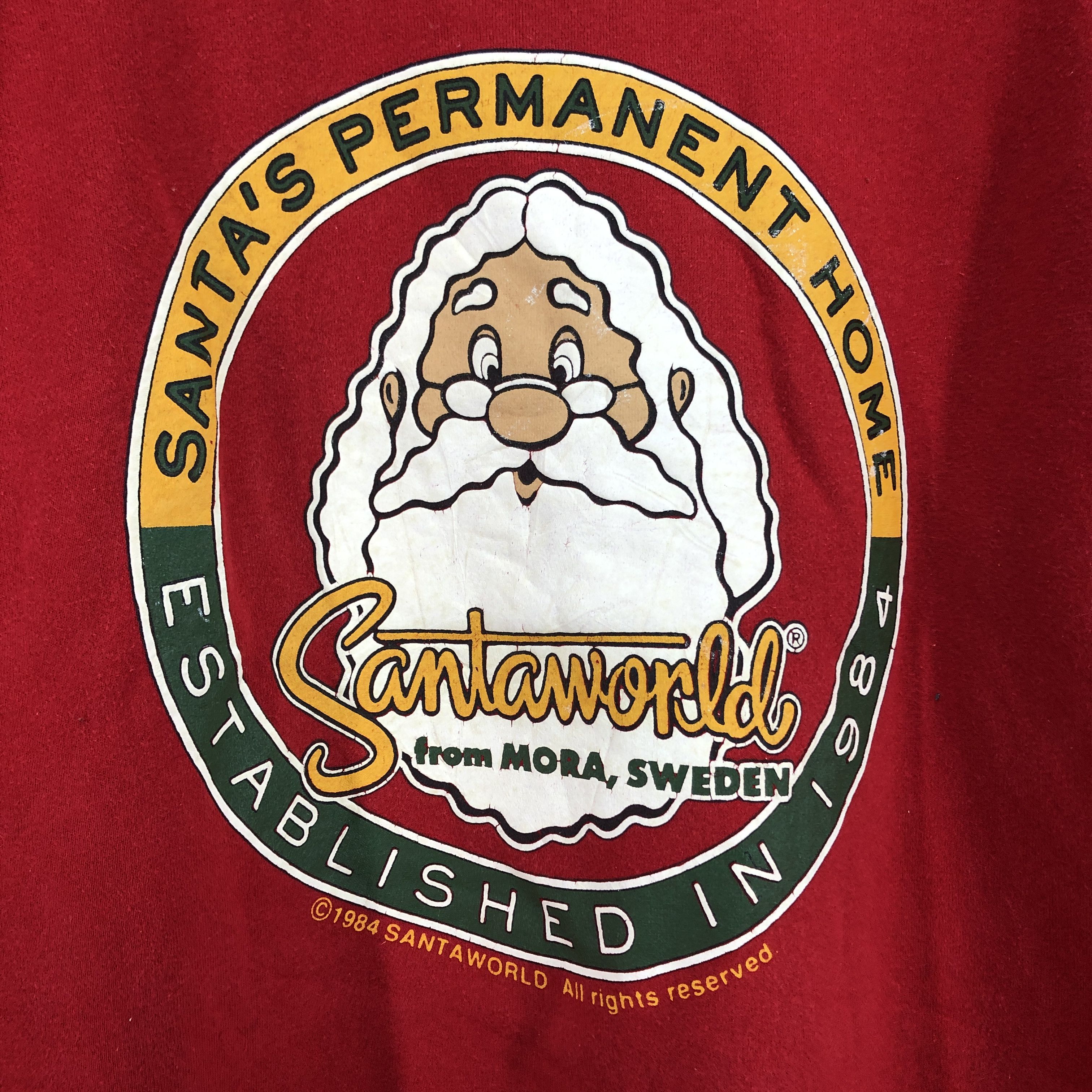 Japanese Brand SANTA WORLD SWEDEN 1984 Crew Neck Sweatshirt #049-02 Size US L / EU 52-54 / 3 - 3 Thumbnail