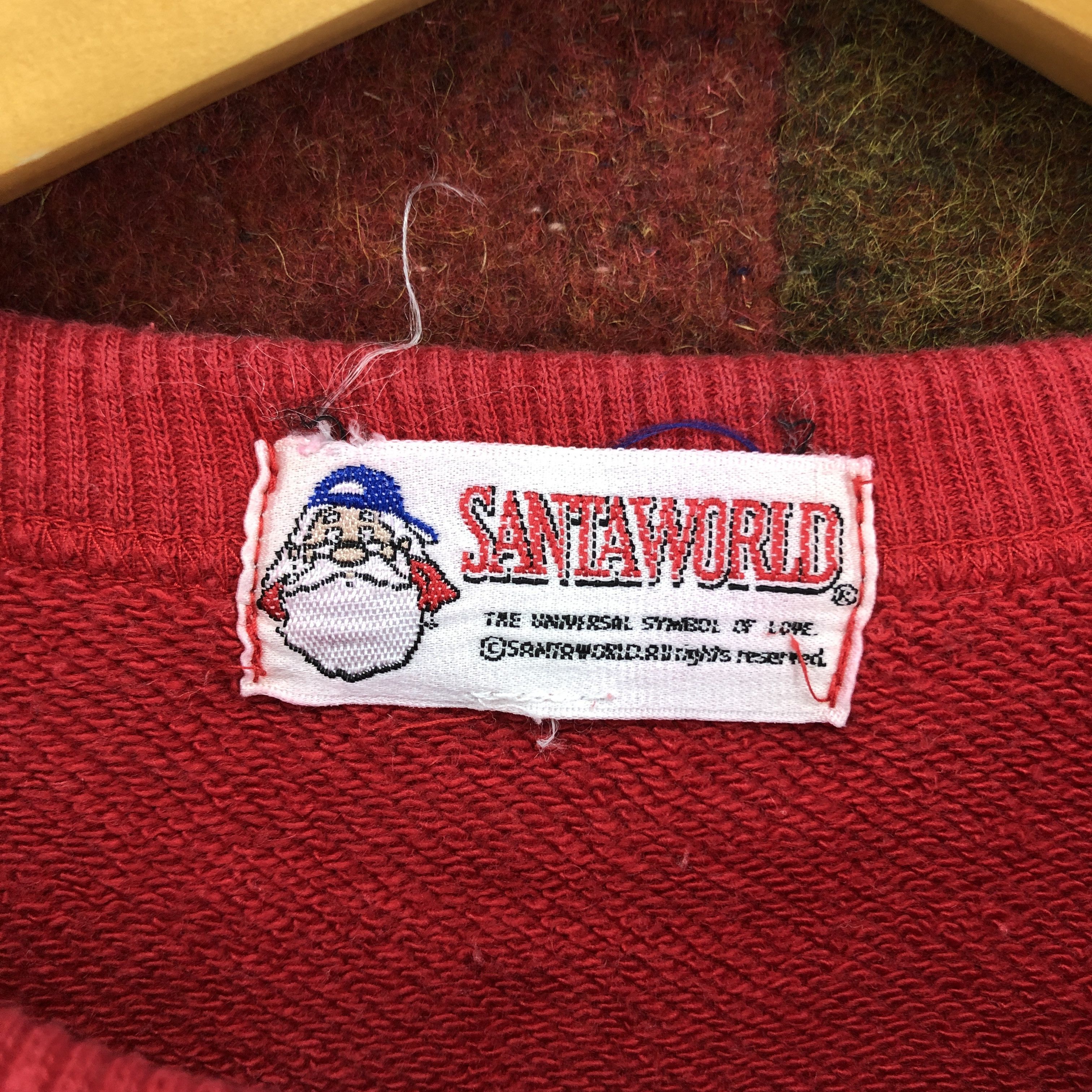 Japanese Brand SANTA WORLD SWEDEN 1984 Crew Neck Sweatshirt #049-02 Size US L / EU 52-54 / 3 - 7 Thumbnail