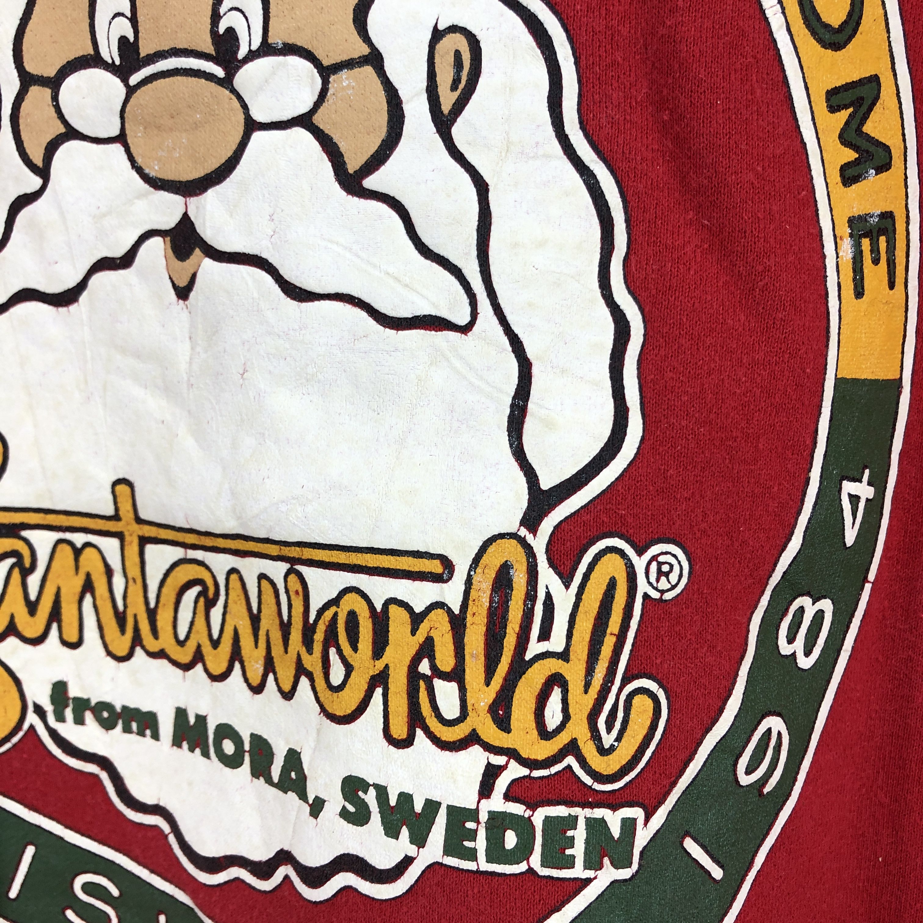 Japanese Brand SANTA WORLD SWEDEN 1984 Crew Neck Sweatshirt #049-02 Size US L / EU 52-54 / 3 - 6 Thumbnail
