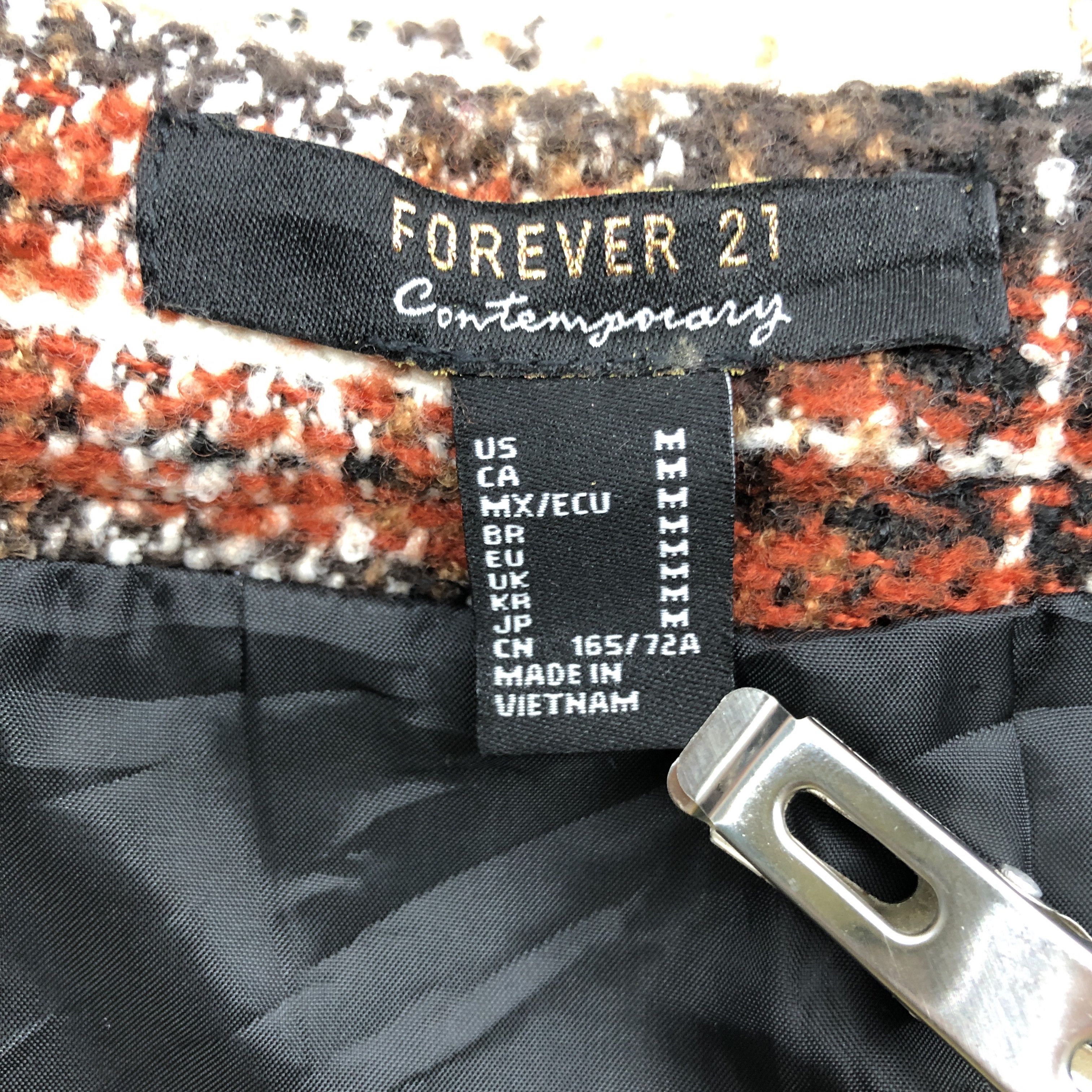 Forever 21 FOREVER 21 Checkered Mini Skirt #2654-95 Size 28" / US 6 / IT 42 - 2 Thumbnail