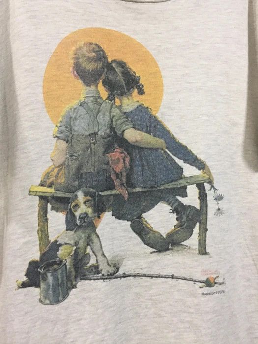 Vintage Vintage Norman Rockwell Art The saturday evening post Size US M / EU 48-50 / 2 - 4 Thumbnail