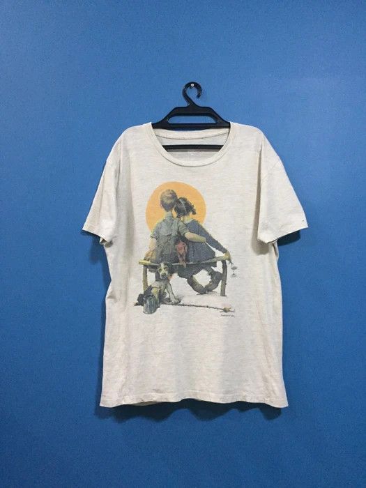 Vintage Vintage Norman Rockwell Art The saturday evening post Size US M / EU 48-50 / 2 - 1 Thumbnail