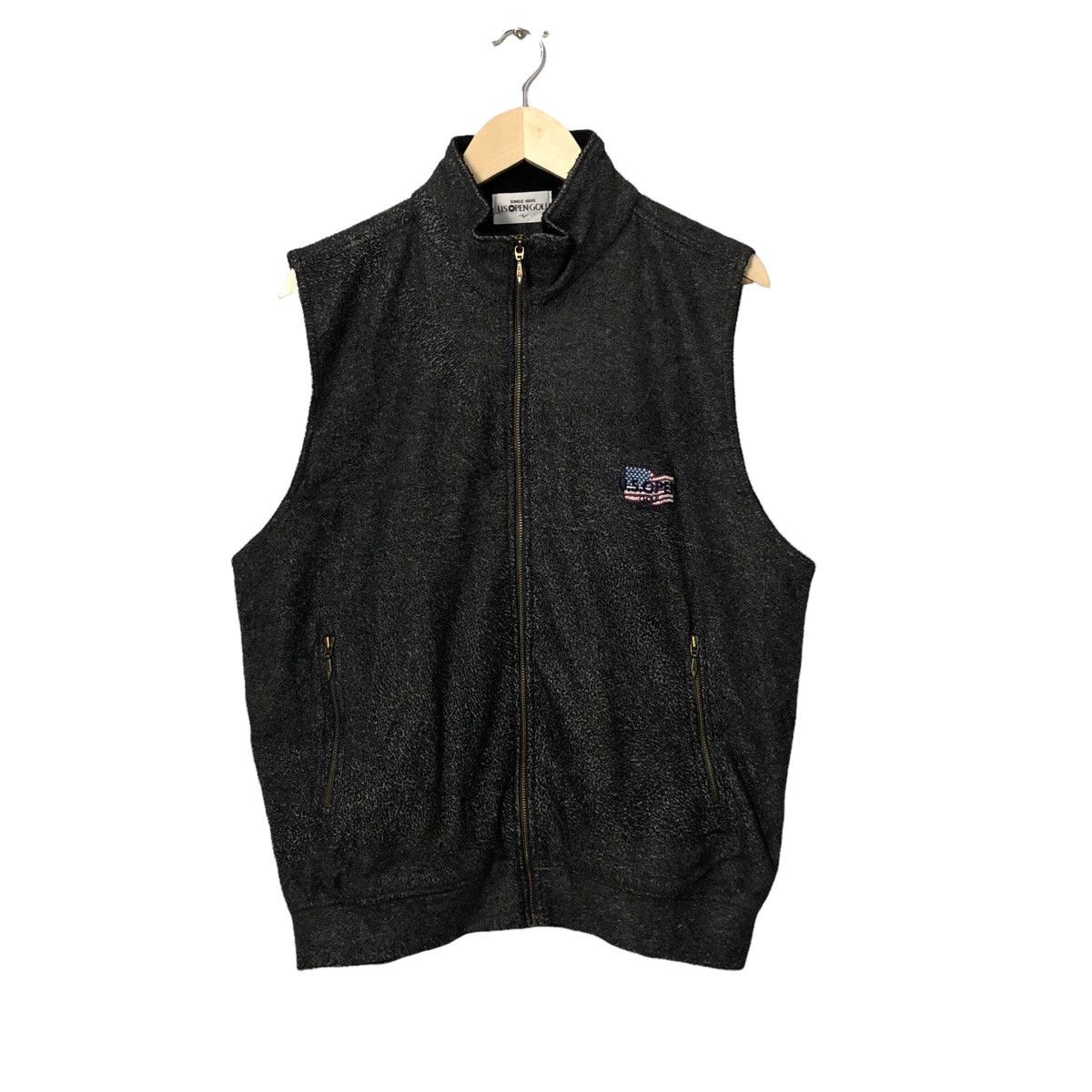 Japanese Brand Vintage Us Open Golf Embroidery Zipper Ups Vest Size US L / EU 52-54 / 3 - 1 Thumbnail