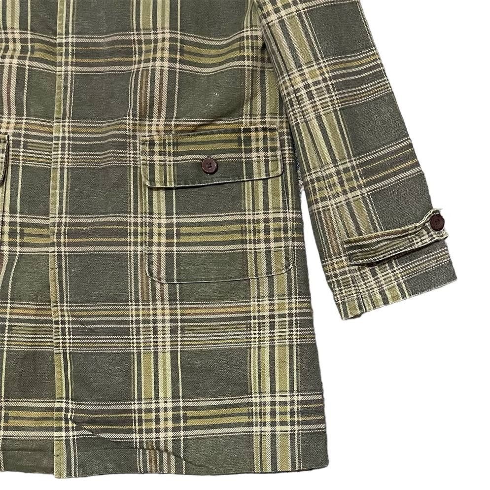 Japanese Brand Vintage Japanese Brand Tartan Plaid Over Coat Jacket Size US M / EU 48-50 / 2 - 4 Thumbnail