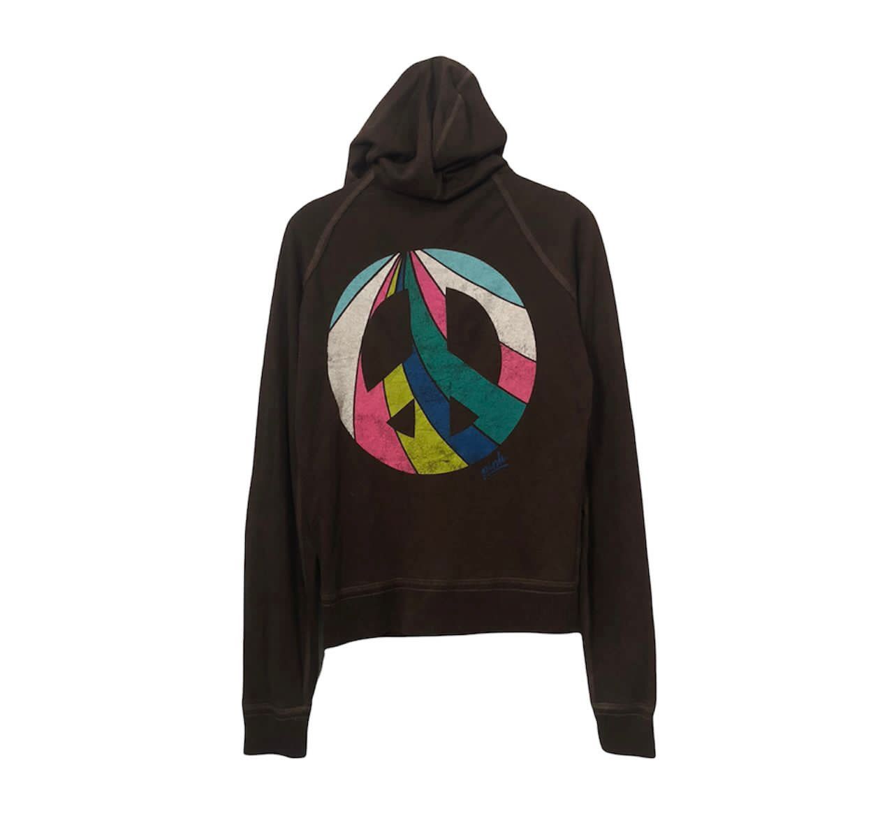Japanese Brand Vintage Pink Zipper Ups Big Logo Hoodie Sweater Jacket Size US XS / EU 42 / 0 - 1 Thumbnail