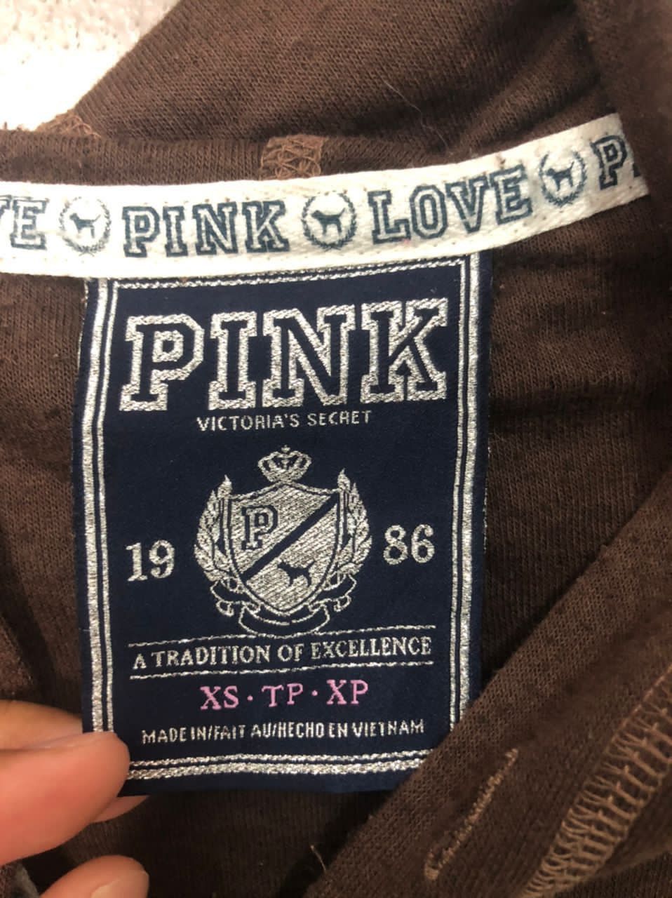 Japanese Brand Vintage Pink Zipper Ups Big Logo Hoodie Sweater Jacket Size US XS / EU 42 / 0 - 9 Thumbnail