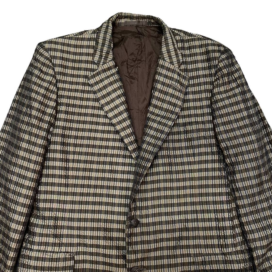 Burberry Vintage Burberry Coat Blazer Jacket Lined Pure Silk Size US M / EU 48-50 / 2 - 2 Thumbnail