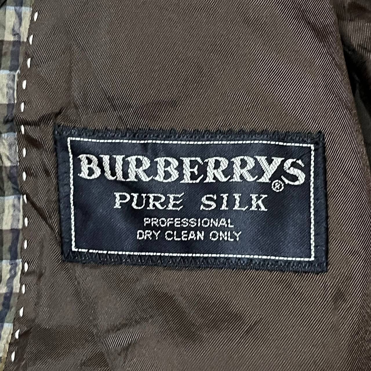 Burberry Vintage Burberry Coat Blazer Jacket Lined Pure Silk Size US M / EU 48-50 / 2 - 9 Thumbnail