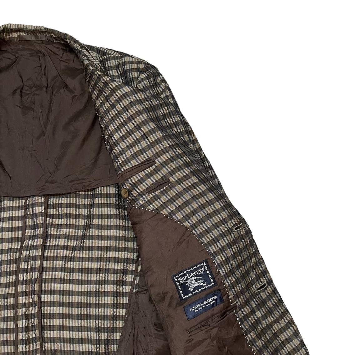 Burberry Vintage Burberry Coat Blazer Jacket Lined Pure Silk Size US M / EU 48-50 / 2 - 6 Thumbnail