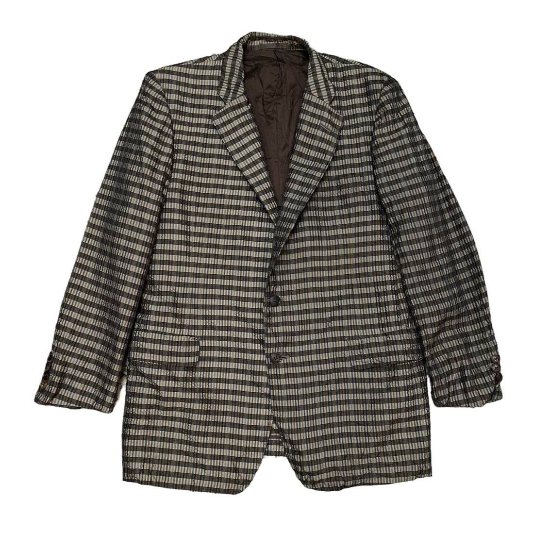 Burberry Vintage Burberry Coat Blazer Jacket Lined Pure Silk Size US M / EU 48-50 / 2 - 1 Thumbnail