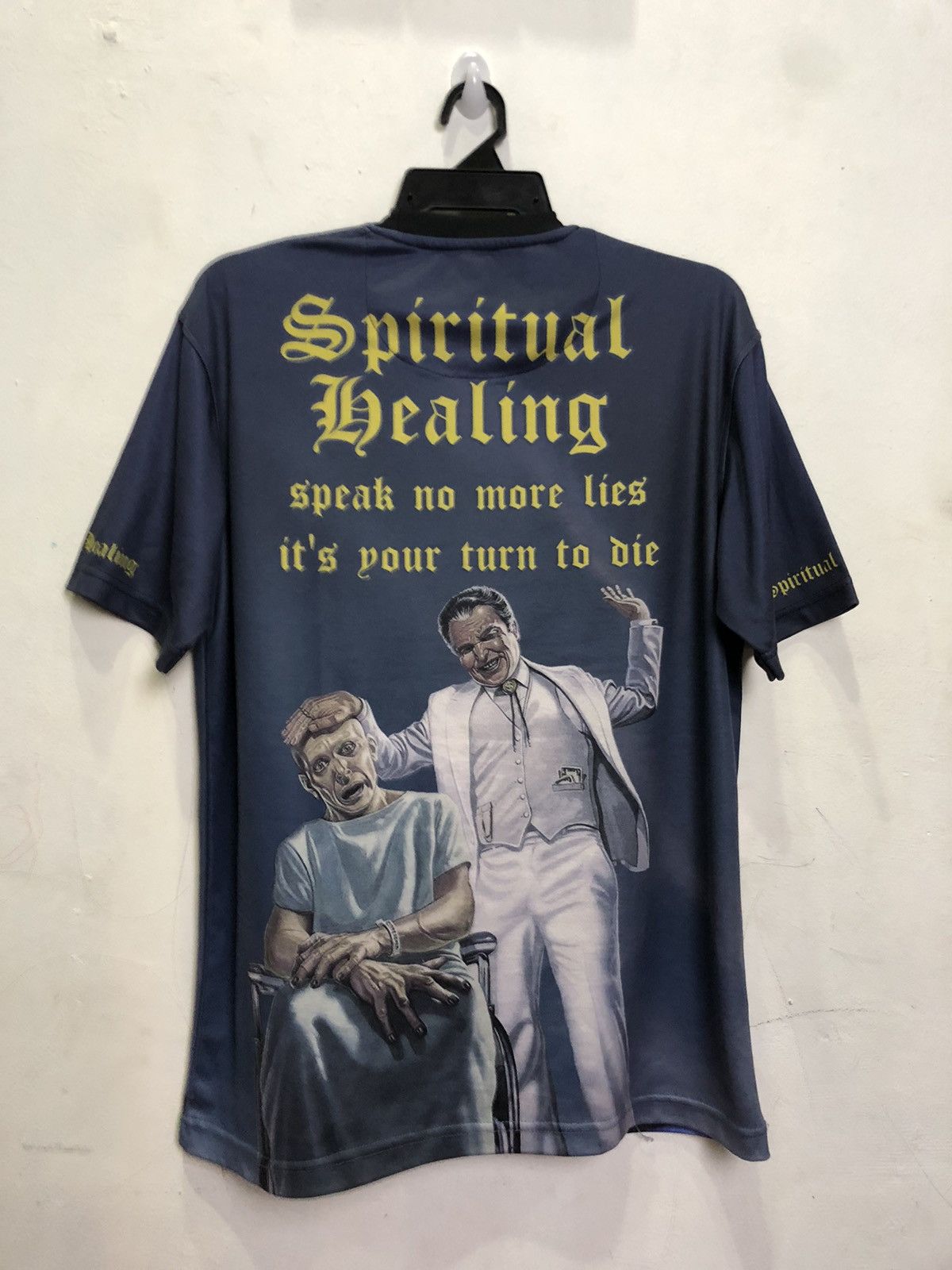 Band Tees DEATH- SPIRITUAL HEALING jersey material over print Size US XL / EU 56 / 4 - 7 Thumbnail