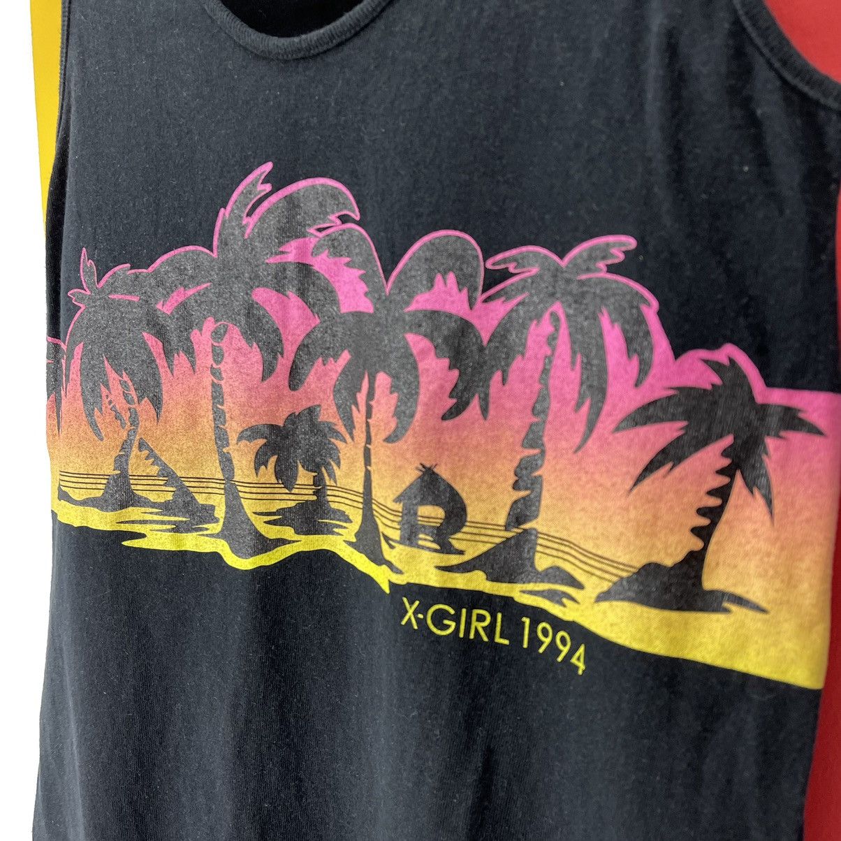 Japanese Brand 1994 Vintage X-GIRL Sleeveless T Shirt #1139/AN Size US XS / EU 42 / 0 - 3 Thumbnail