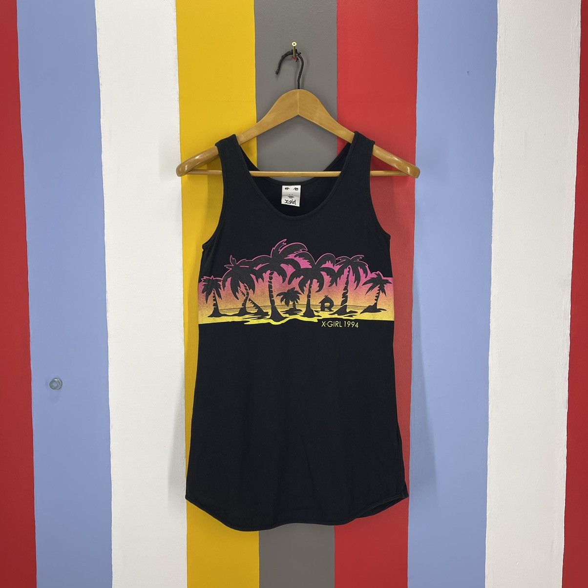 image of Hawaiian Shirt x Vintage 1994 Vintage X-Girl Sleeveless T Shirt 1139/an in Black, Men's (Size XS)