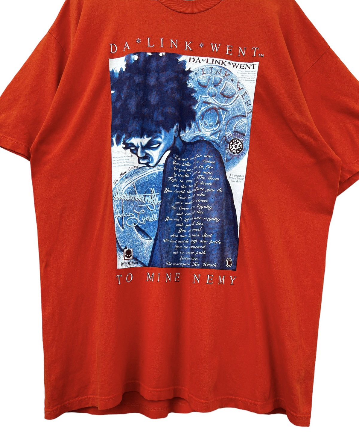 Rap Tees × Vintage Vintage Da*Link*Went Shirt Size US XXL / EU 58 / 5 - 2 Thumbnail