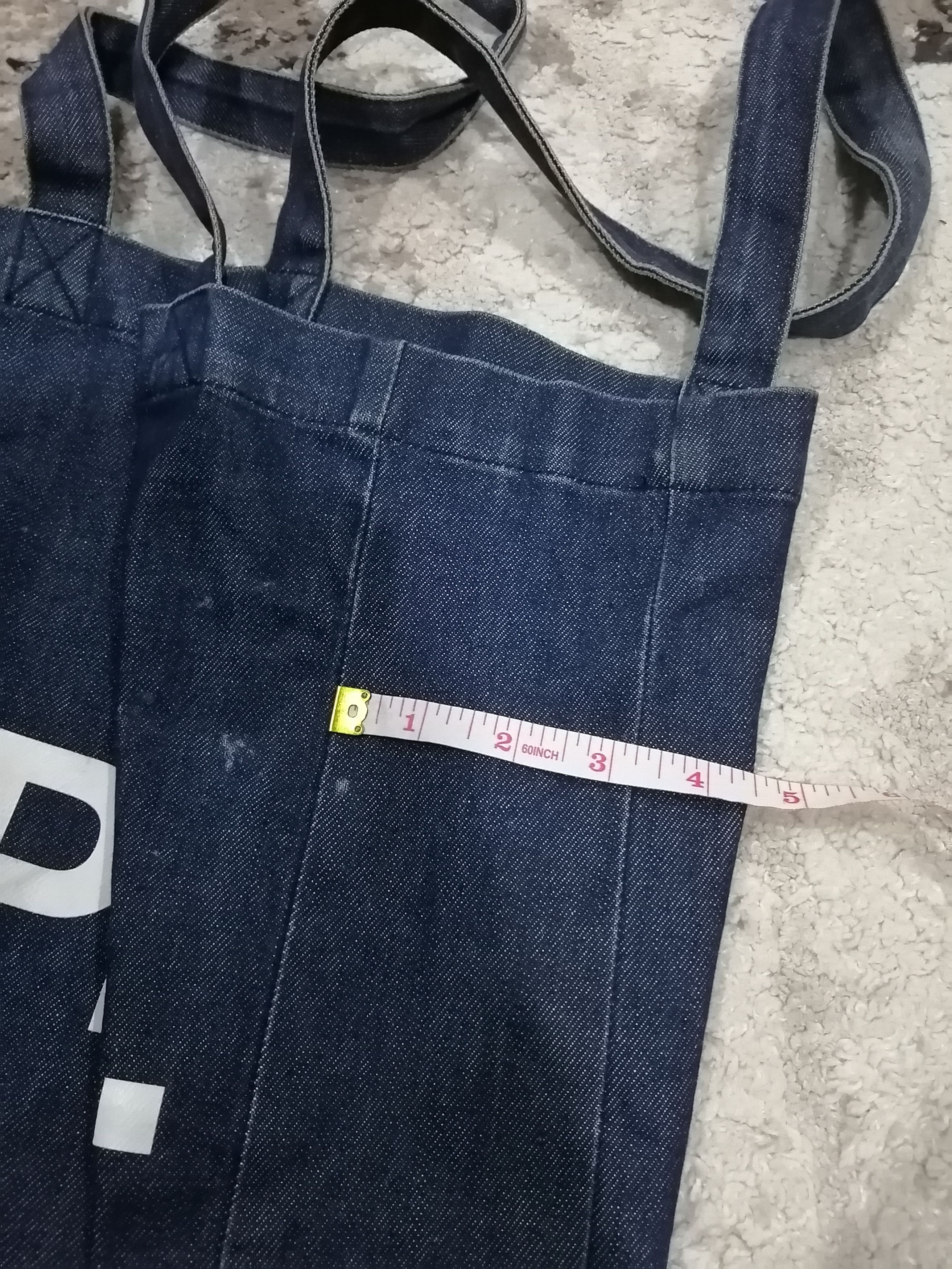 A.P.C. A.P.C Denim Tote Bag Size ONE SIZE - 7 Thumbnail