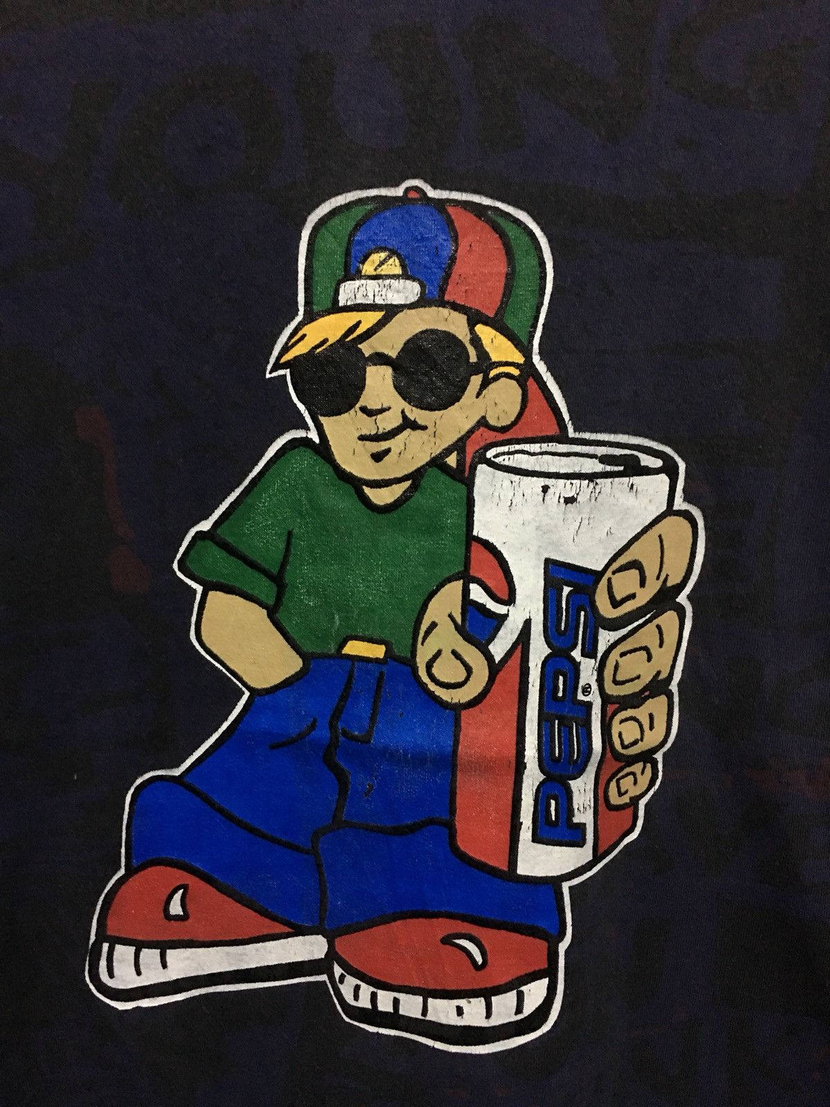 Vintage Rare Vintage 90s PEPSI Full Print Hiphop Design | Grailed