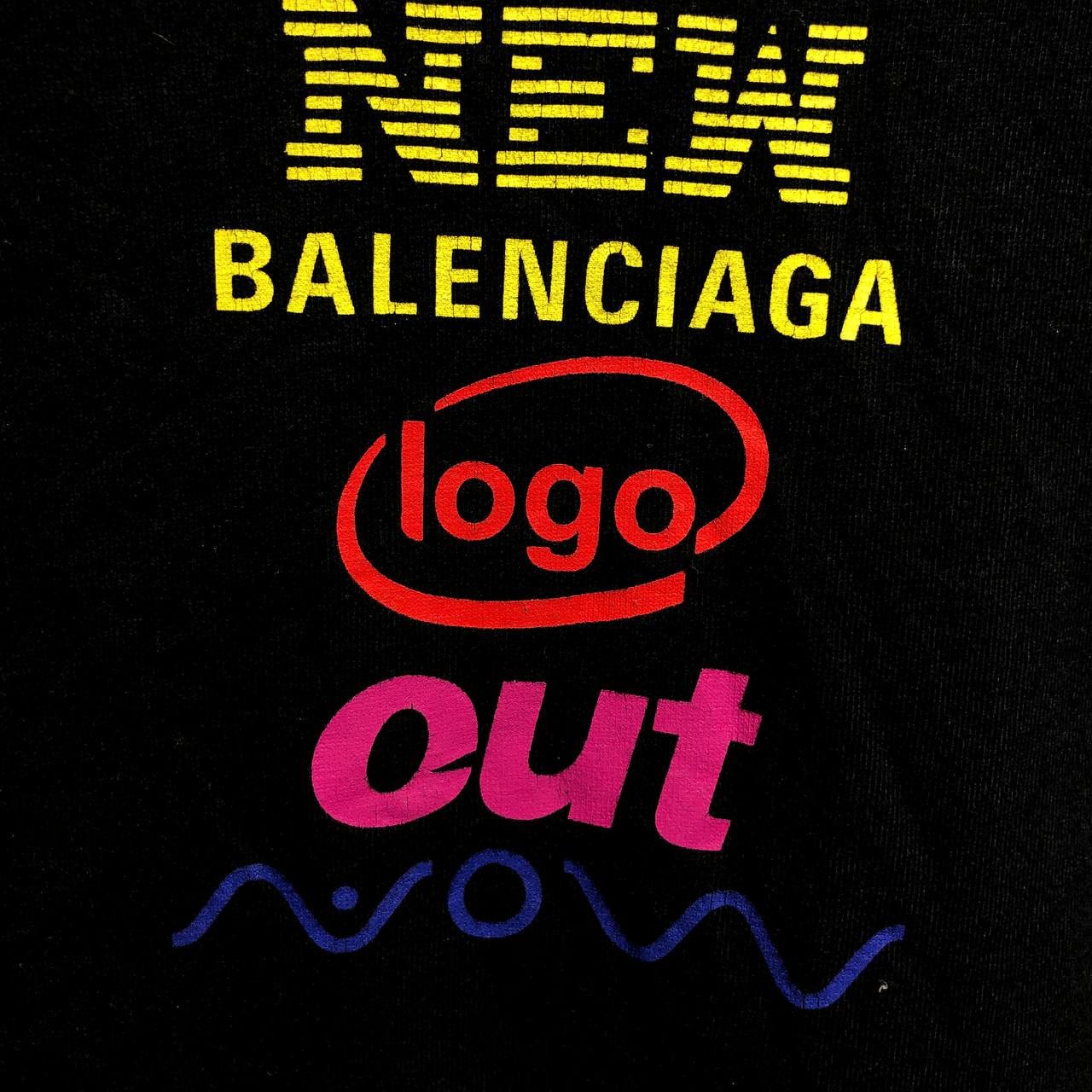 Balenciaga Balenciaga Logo Out Now Tee Size XS / US 0-2 / IT 36-38 - 3 Thumbnail