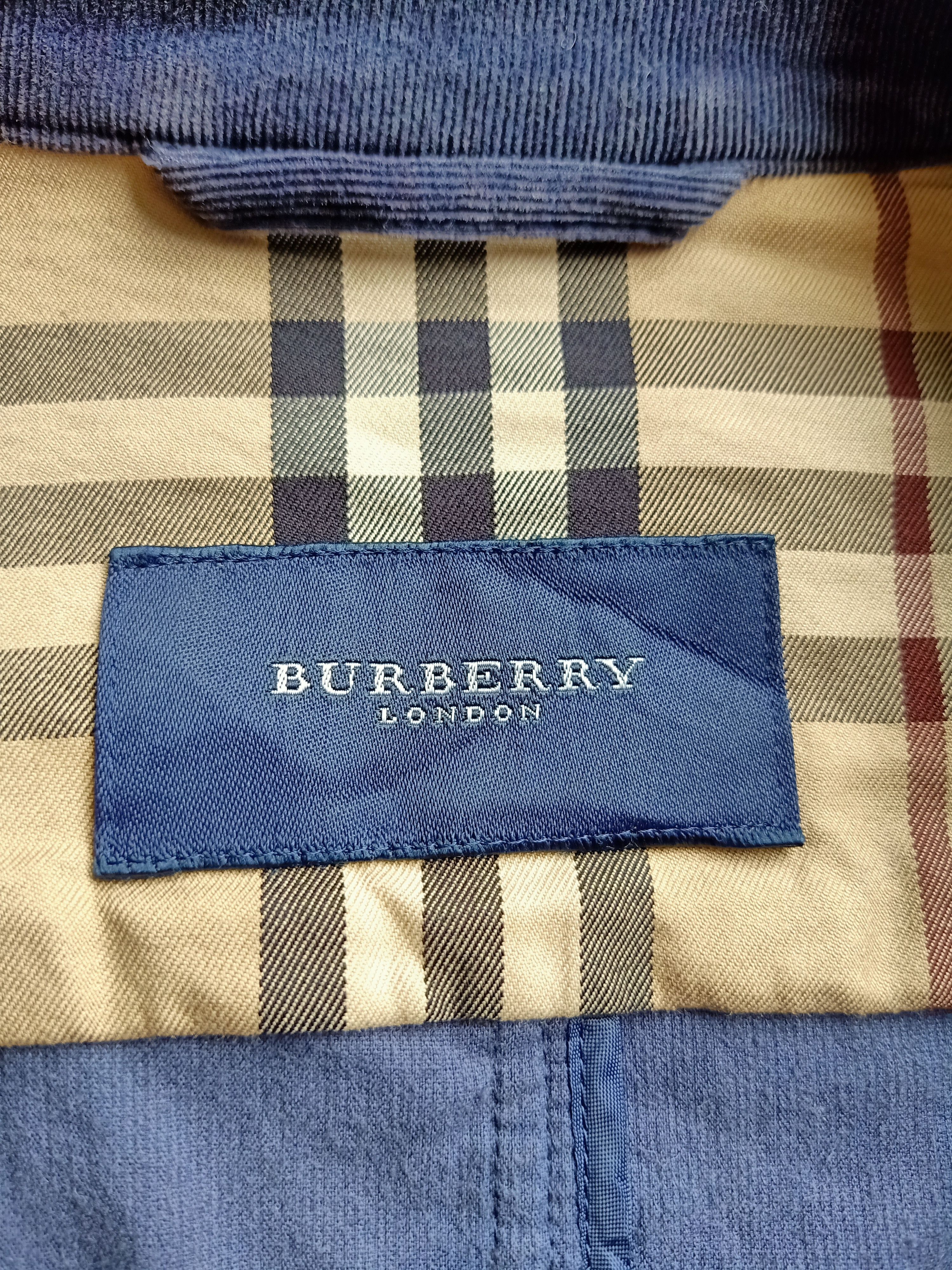 Burberry Vtg Burberry Corduroy Button Jacket Size US L / EU 52-54 / 3 - 10 Thumbnail