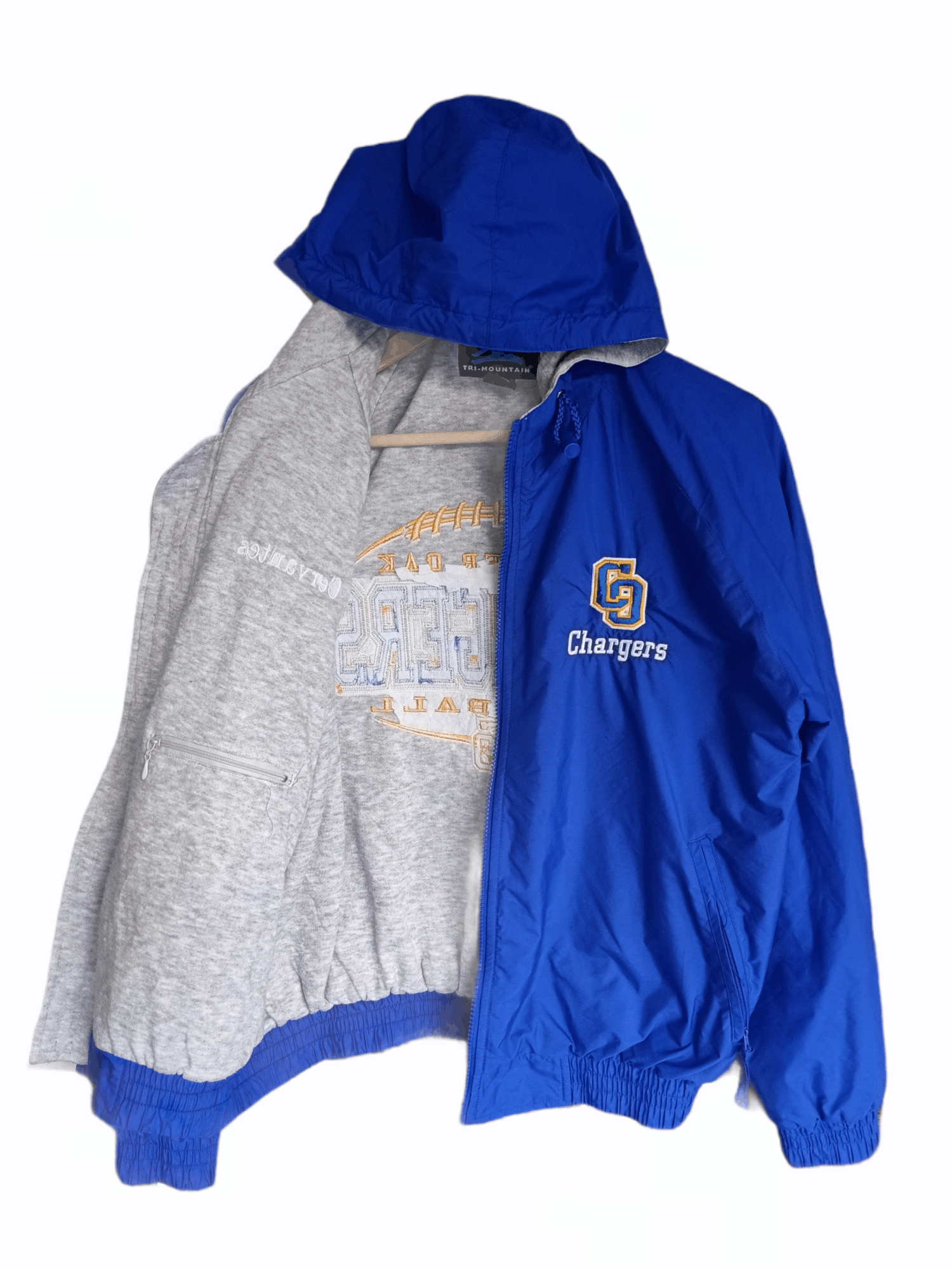 NBA Chartey Oak Chargers Football Jacket Size US M / EU 48-50 / 2 - 5 Thumbnail