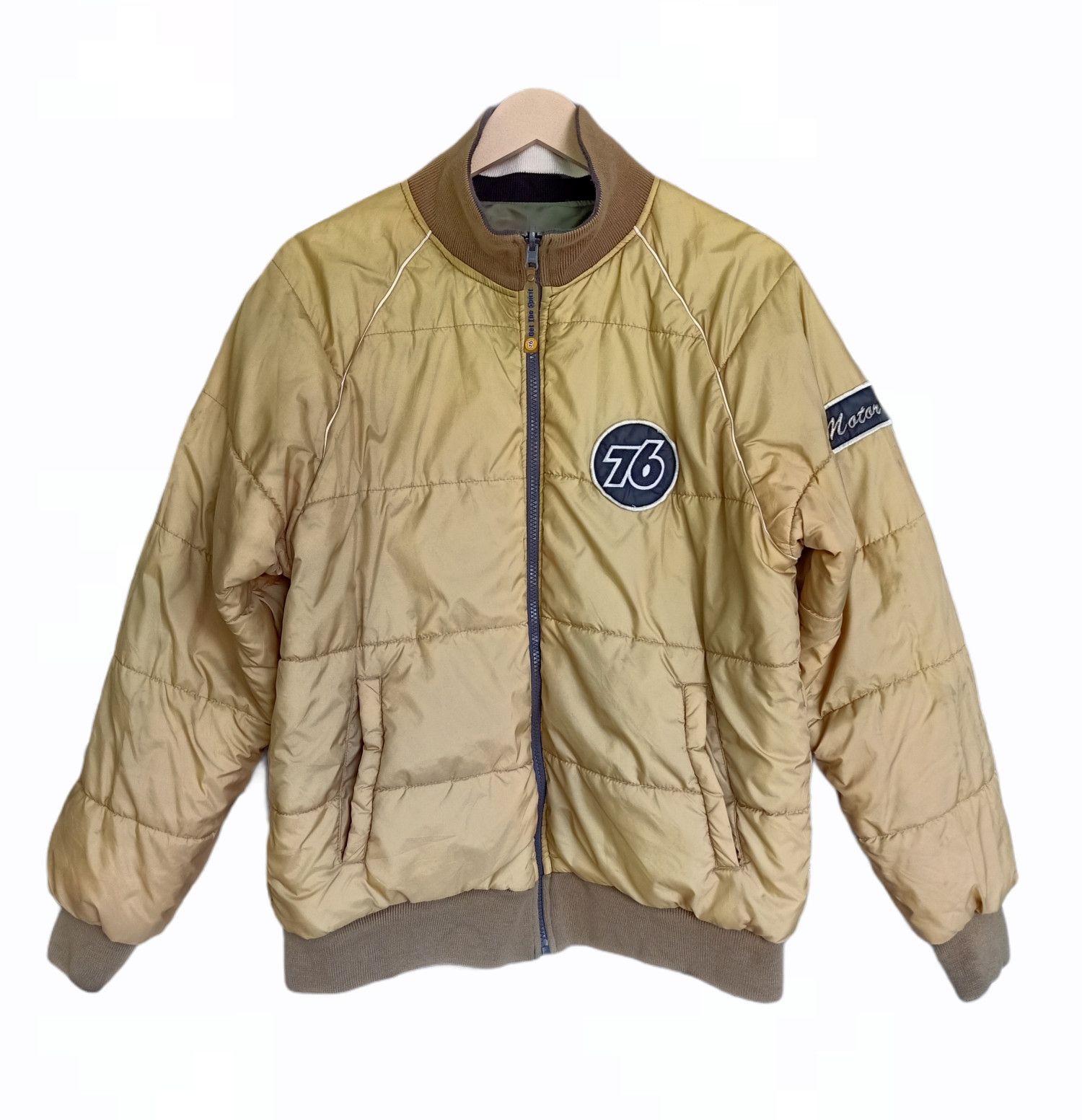 image of Racing 76 Union Motor Oil Lubricant Reversible Jacket, Men's (Size Medium)
