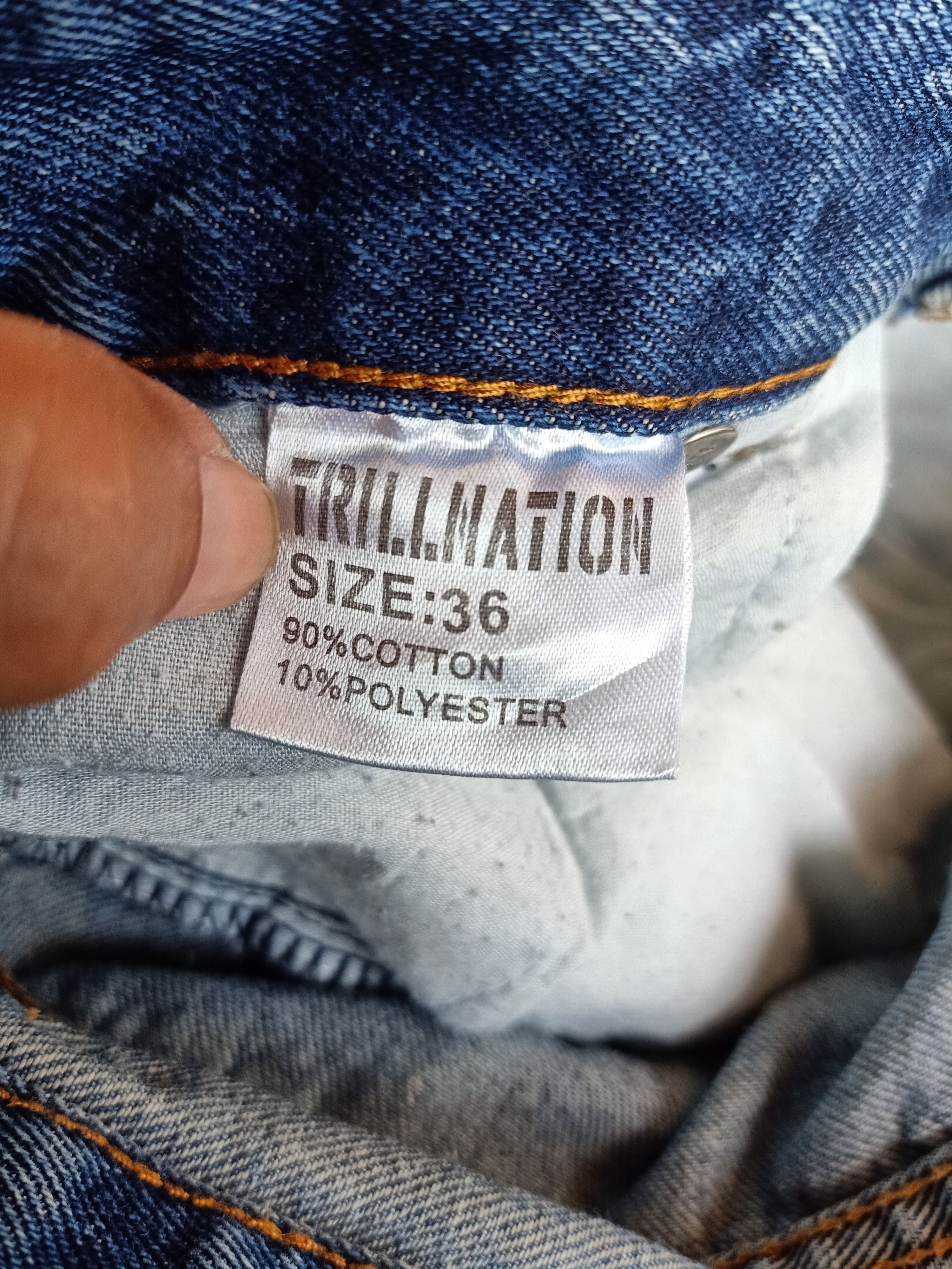 Japanese Brand × Vintage Trillnation Jeans Size US 36 / EU 52 - 5 Thumbnail