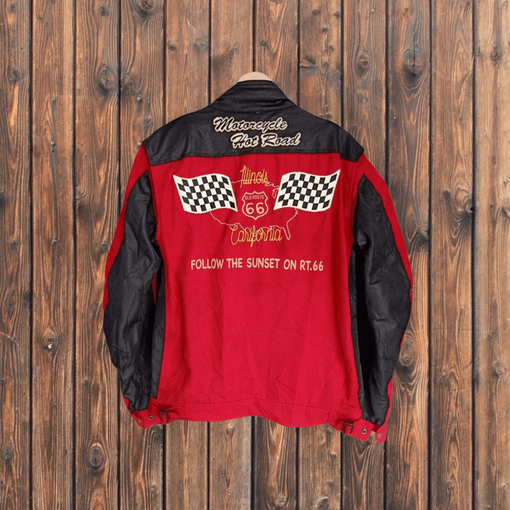 Route 66 × Vintage U.S Route 66 Rider Jacket Size US M / EU 48-50 / 2 - 12 Thumbnail