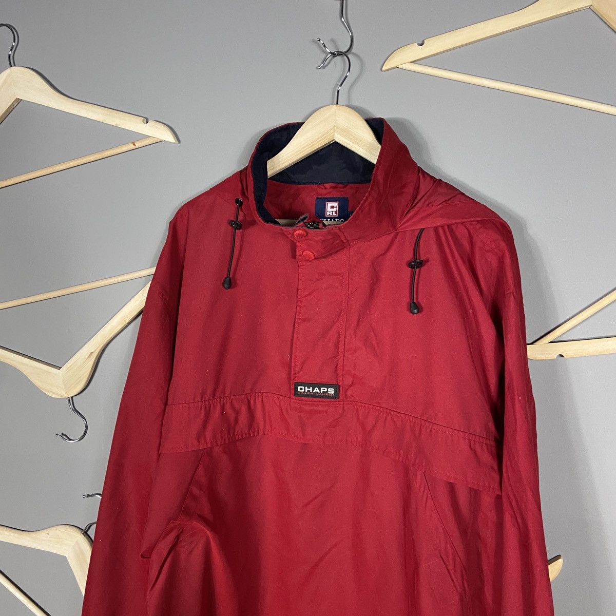 Chaps Ralph Lauren × Ralph Lauren × Vintage Vintage 90s Chaps Ralph Lauren anorak jacket Size US L / EU 52-54 / 3 - 3 Thumbnail