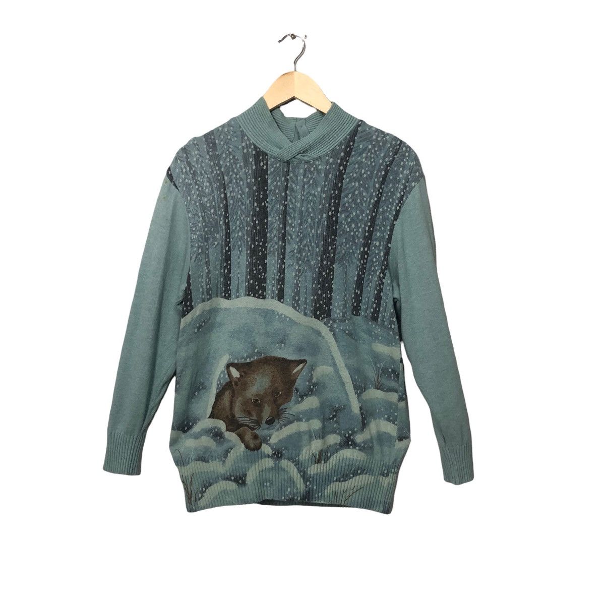 Aran Isles Knitwear Vintage Milano Nice Design Knitwear Knitsweater Size S / US 4 / IT 40 - 1 Thumbnail