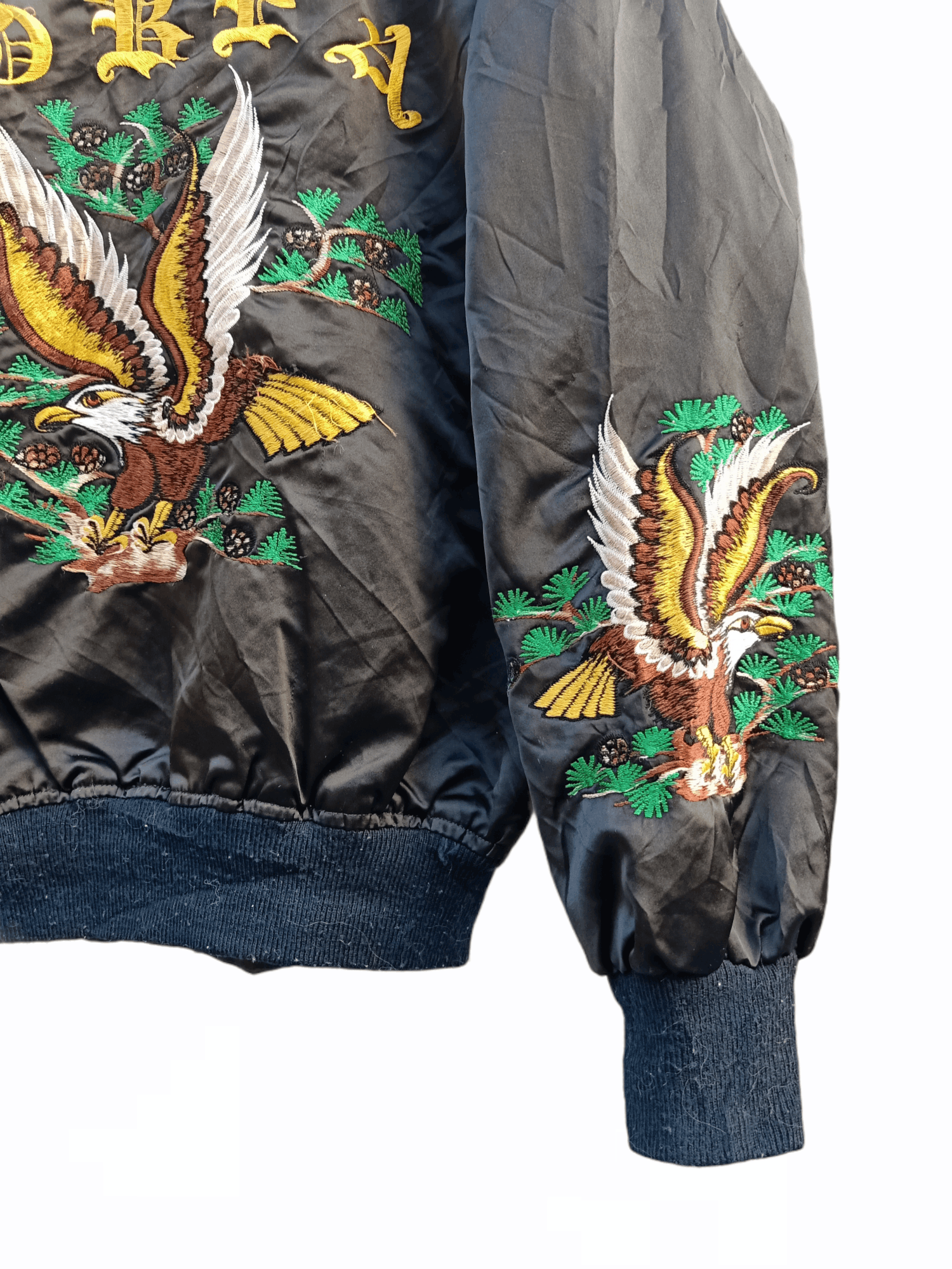 Vintage Sukajan Flying Eagle Embroidery Satin Jacket Size US M / EU 48-50 / 2 - 3 Thumbnail