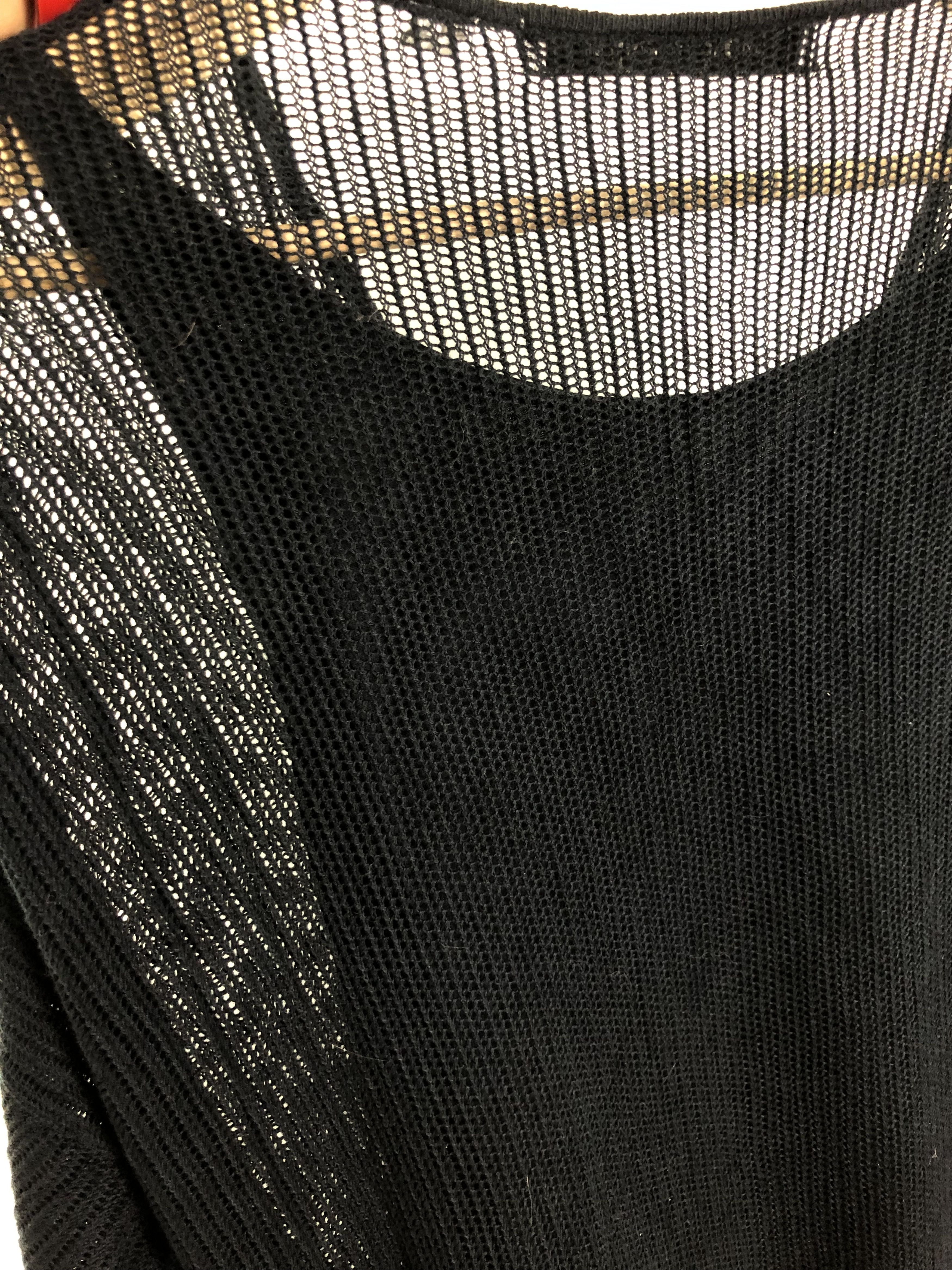 Christophe Lemaire LEMAIRE X UNIQLO KNIT OUTSHELL TRANSPARENT BLACK RELAX DRESS Size L / US 10 / IT 46 - 8 Thumbnail