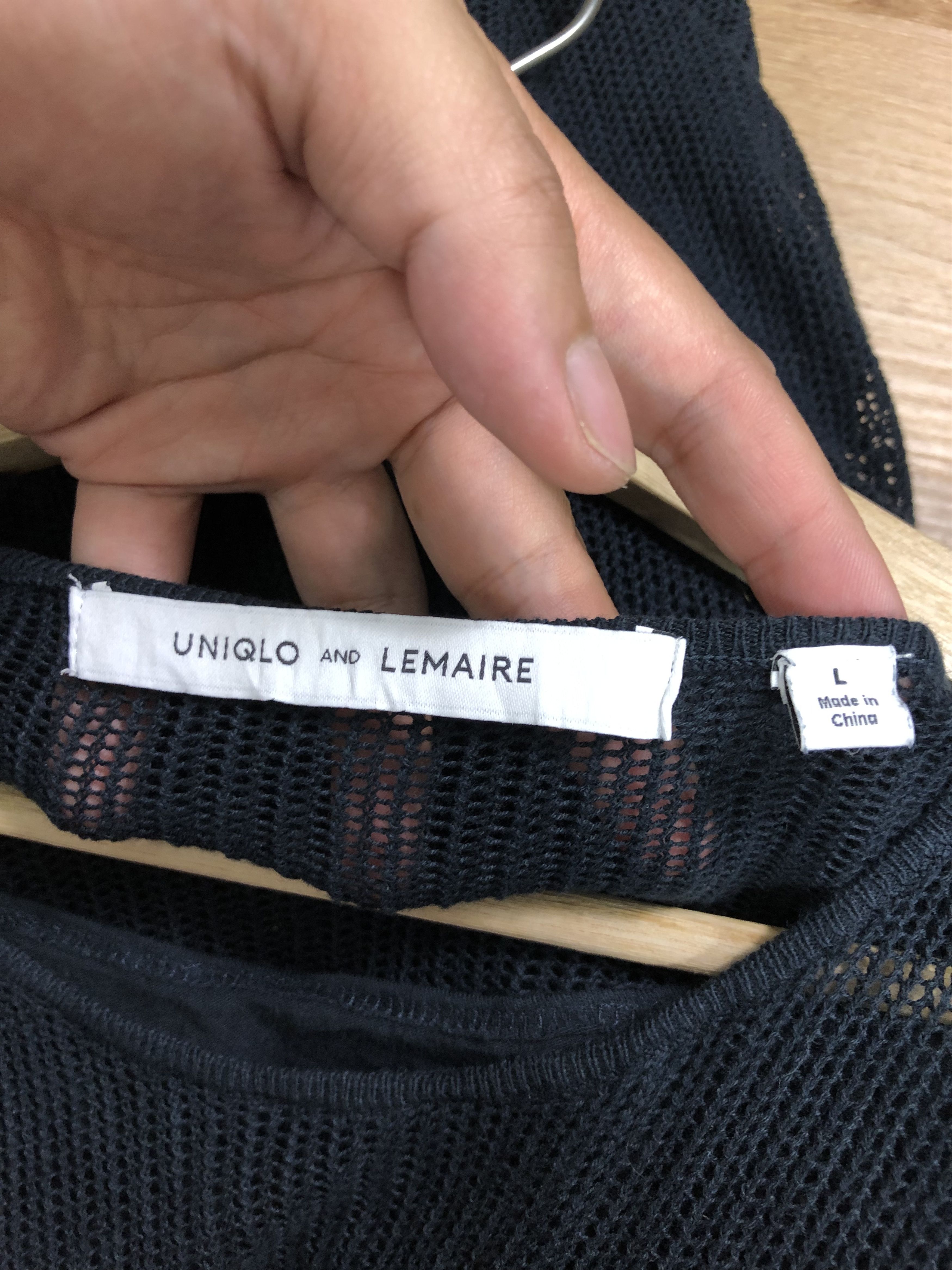Christophe Lemaire LEMAIRE X UNIQLO KNIT OUTSHELL TRANSPARENT BLACK RELAX DRESS Size L / US 10 / IT 46 - 9 Thumbnail