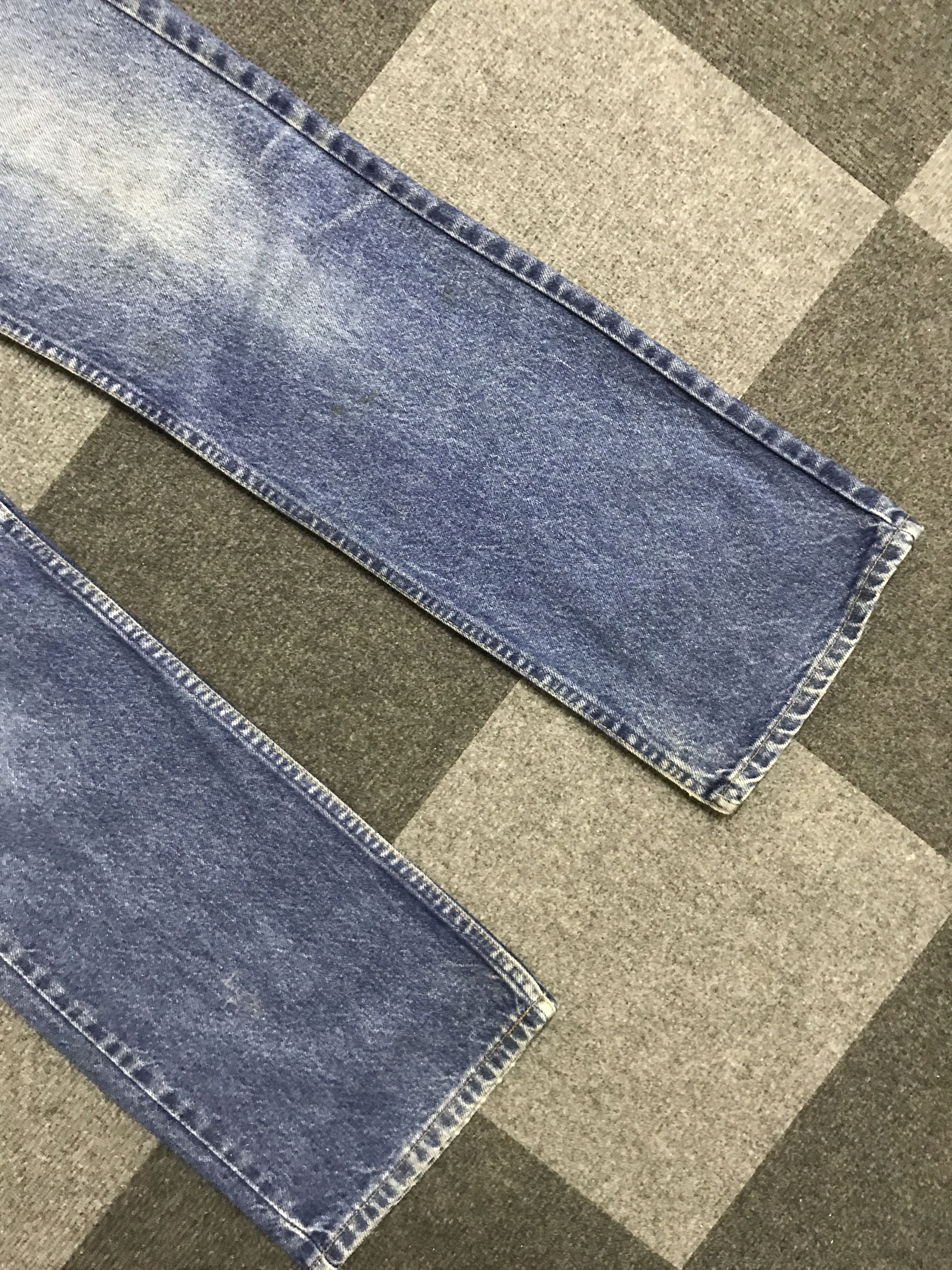 Levi's VL166-Vintage Levis 517 Blue Wash Flare Jeans Size US 31 - 4 Thumbnail