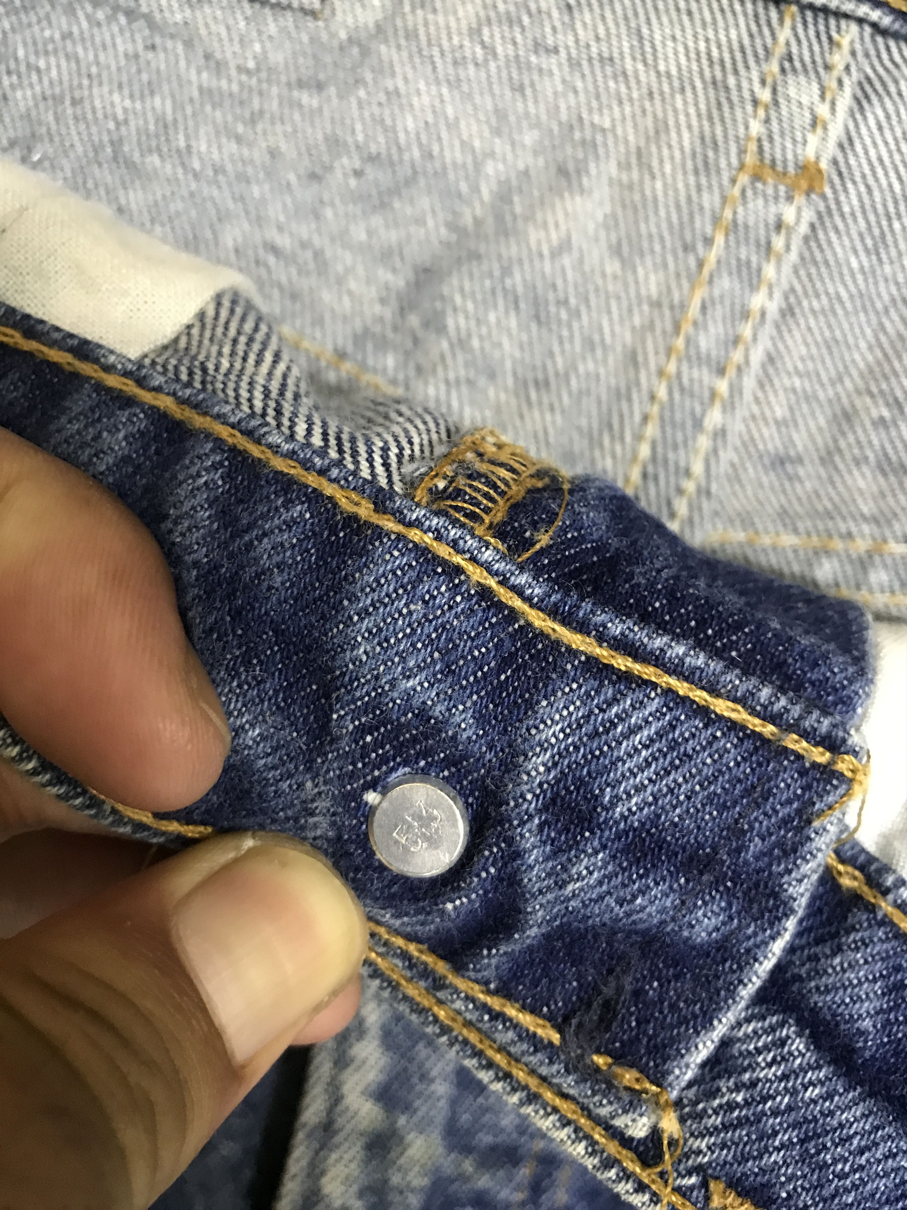 Levi's VL166-Vintage Levis 517 Blue Wash Flare Jeans Size US 31 - 8 Thumbnail