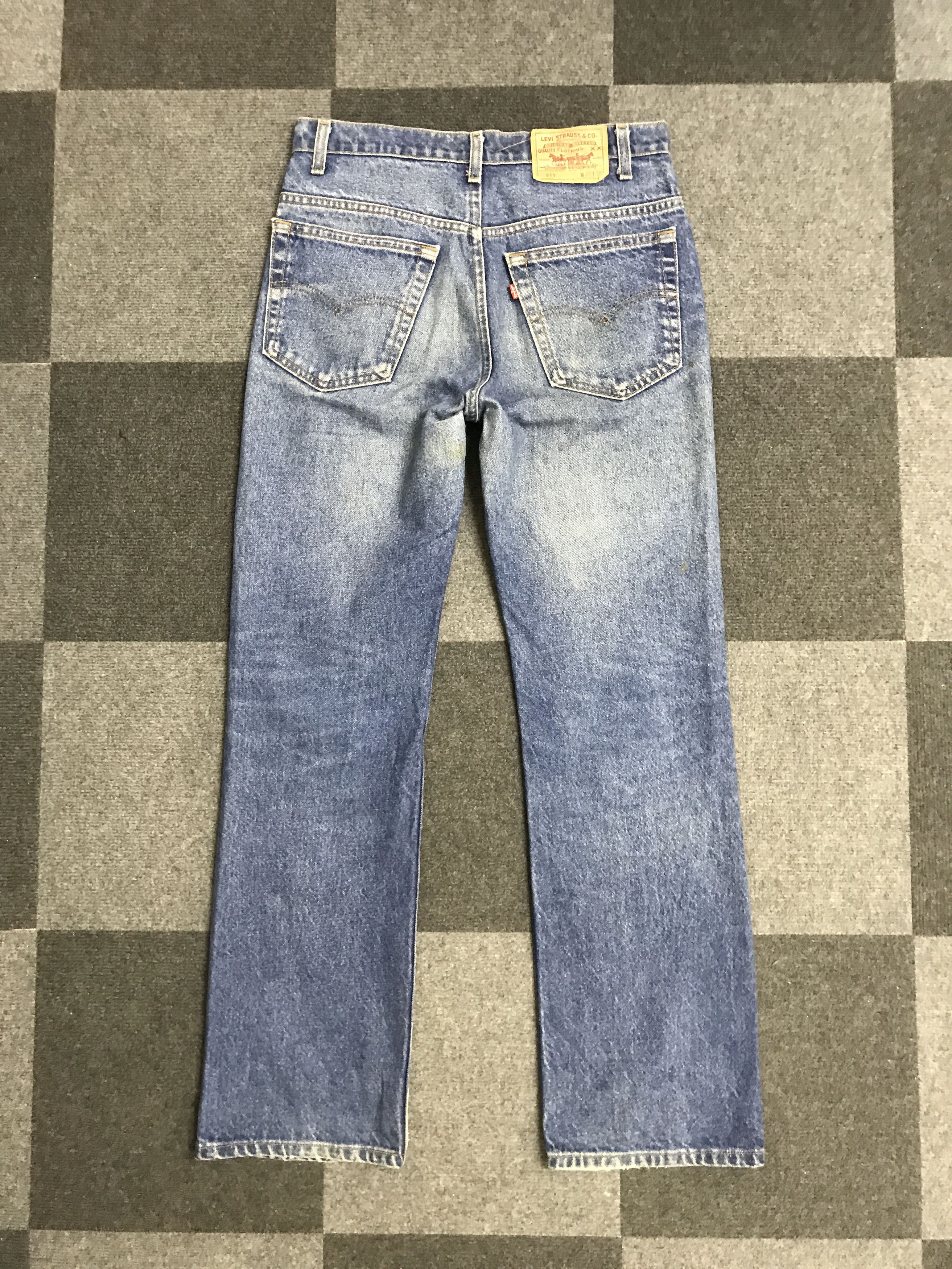 Levi's VL166-Vintage Levis 517 Blue Wash Flare Jeans Size US 31 - 9 Thumbnail