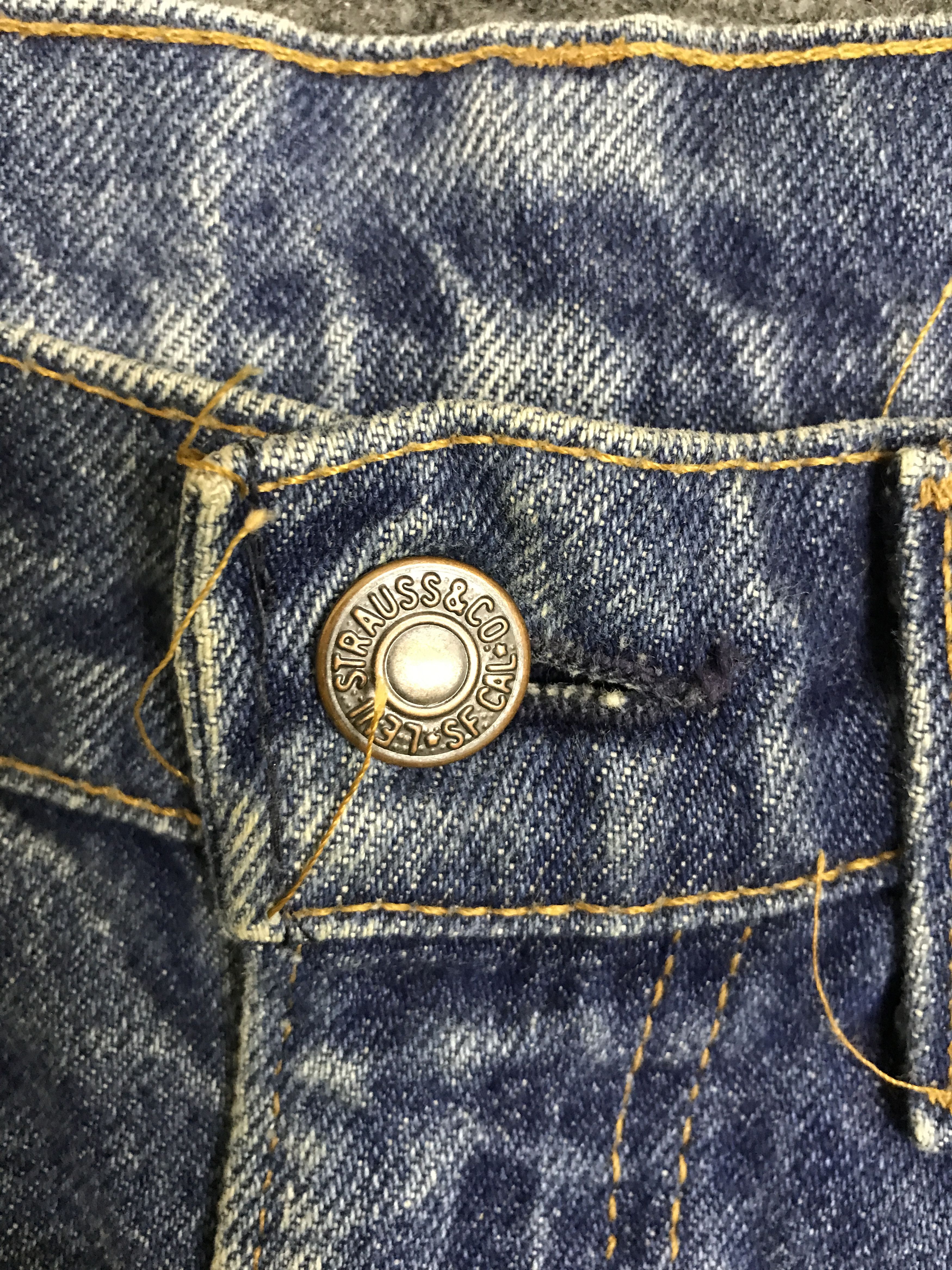 Levi's VL166-Vintage Levis 517 Blue Wash Flare Jeans Size US 31 - 7 Thumbnail