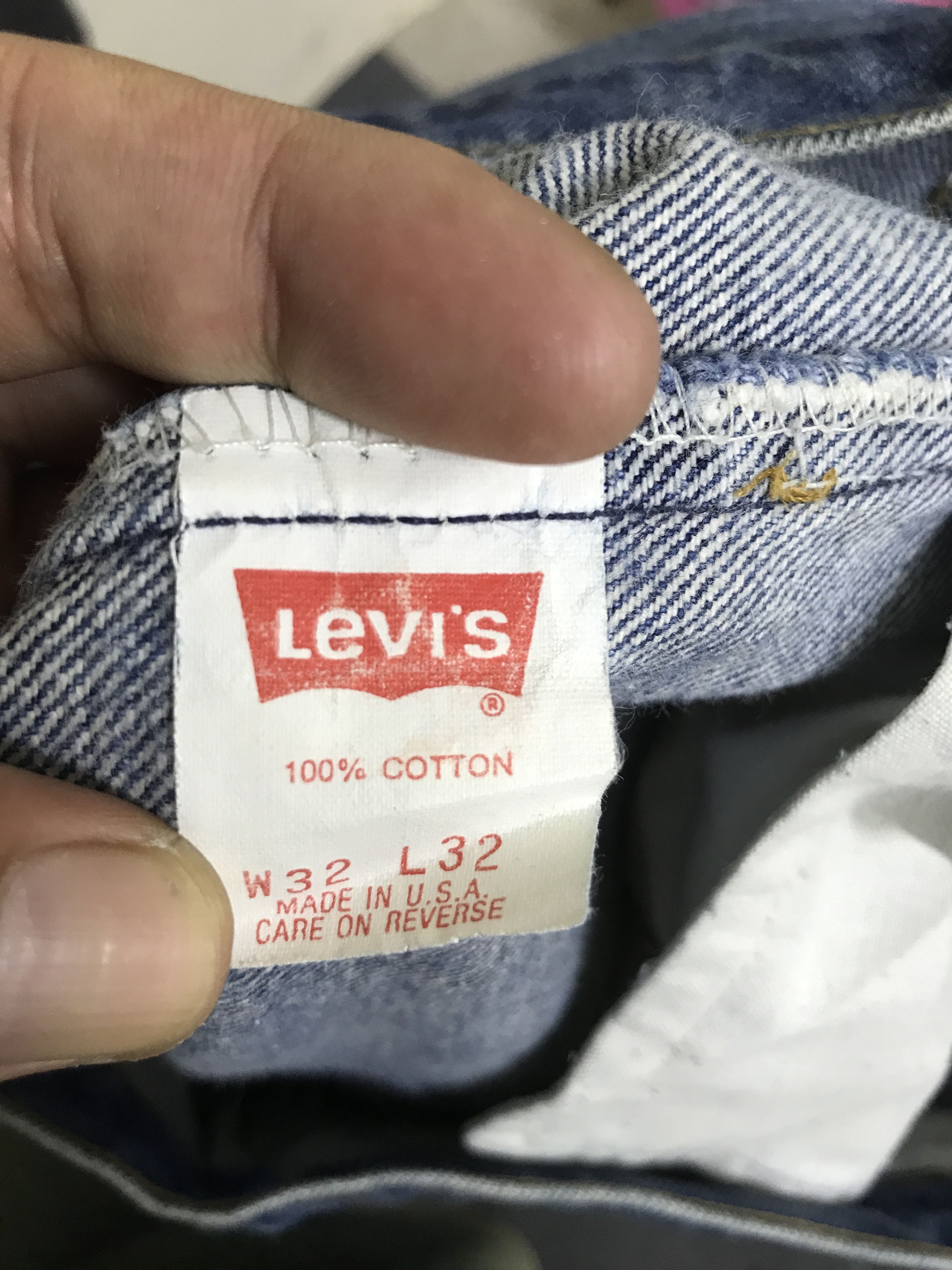 Levi's VL166-Vintage Levis 517 Blue Wash Flare Jeans Size US 31 - 17 Thumbnail