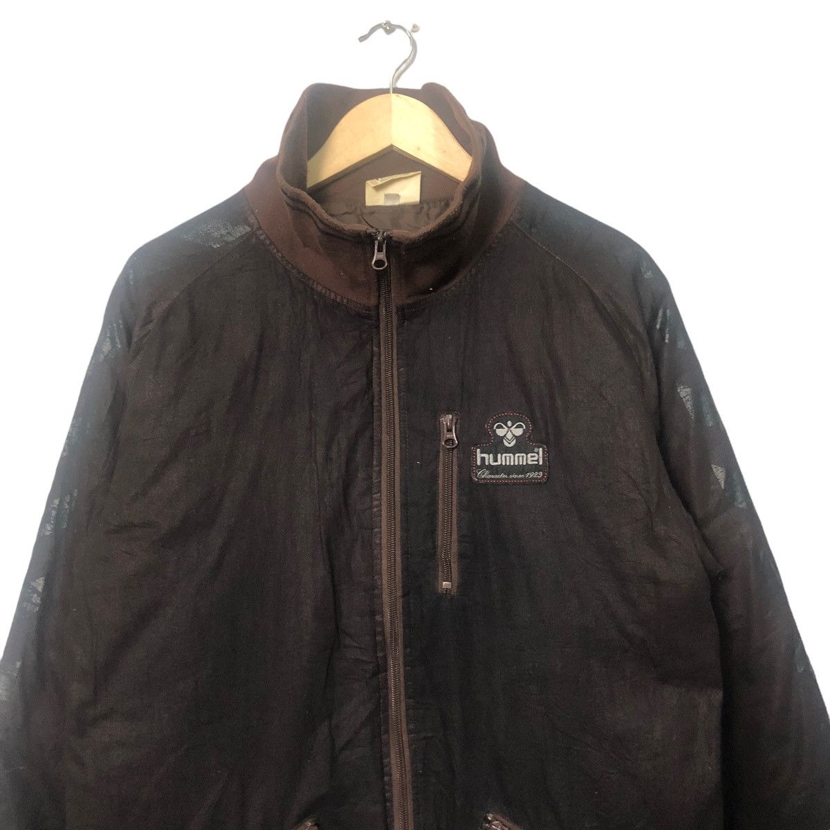 Hummel Vintage Hummel Big Logo Zipper Ups Jacket Size US L / EU 52-54 / 3 - 5 Thumbnail