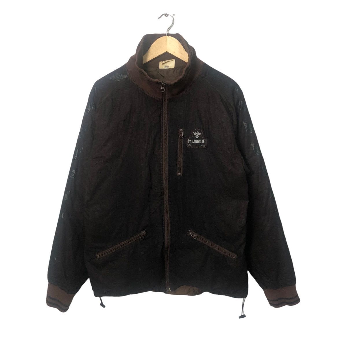Hummel Vintage Hummel Big Logo Zipper Ups Jacket Size US L / EU 52-54 / 3 - 2 Thumbnail