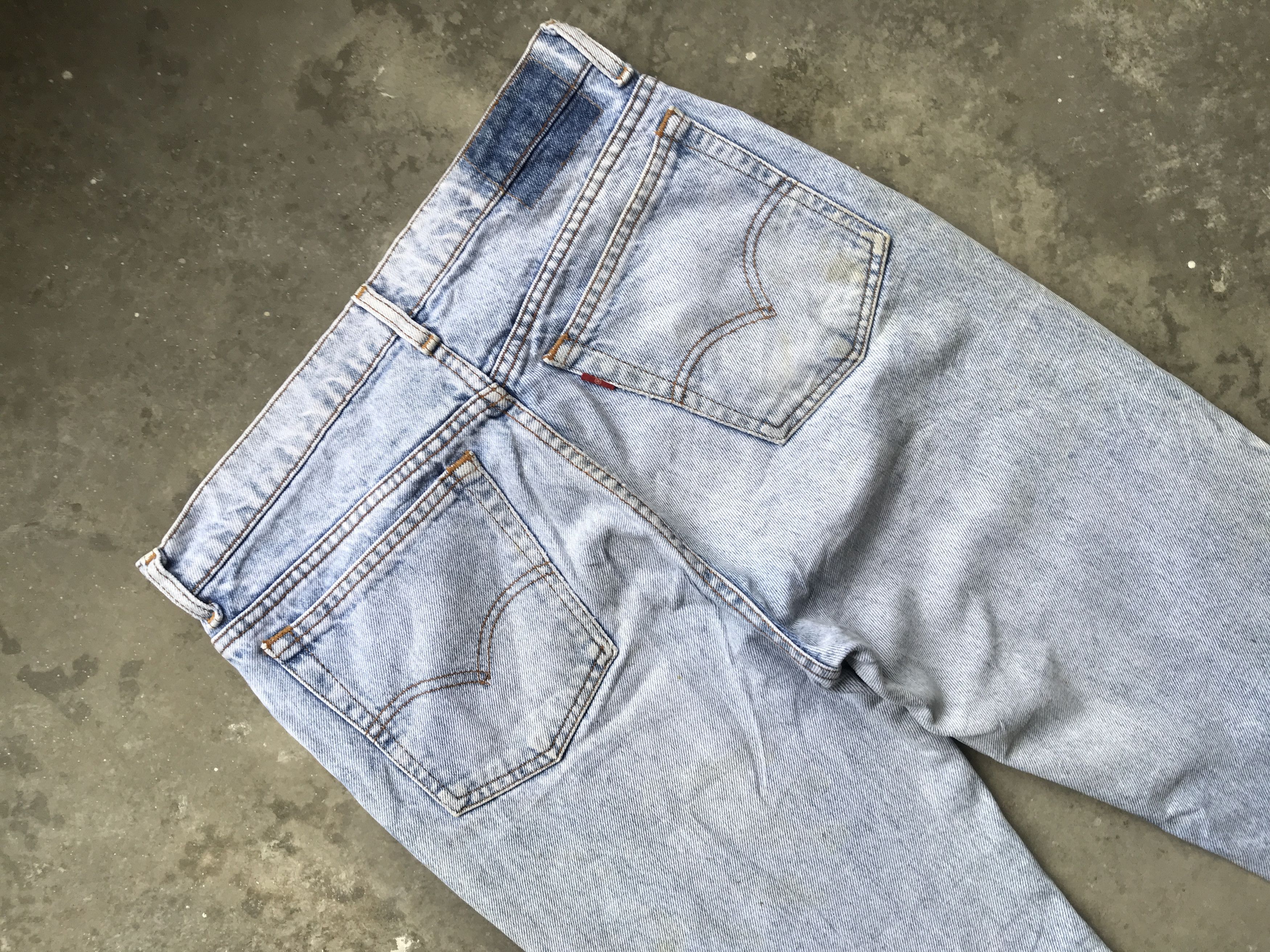 Levi's VLEV15- Vintage Levis Kurt Cobain Style Distressed Denim Size US 30 / EU 46 - 9 Thumbnail