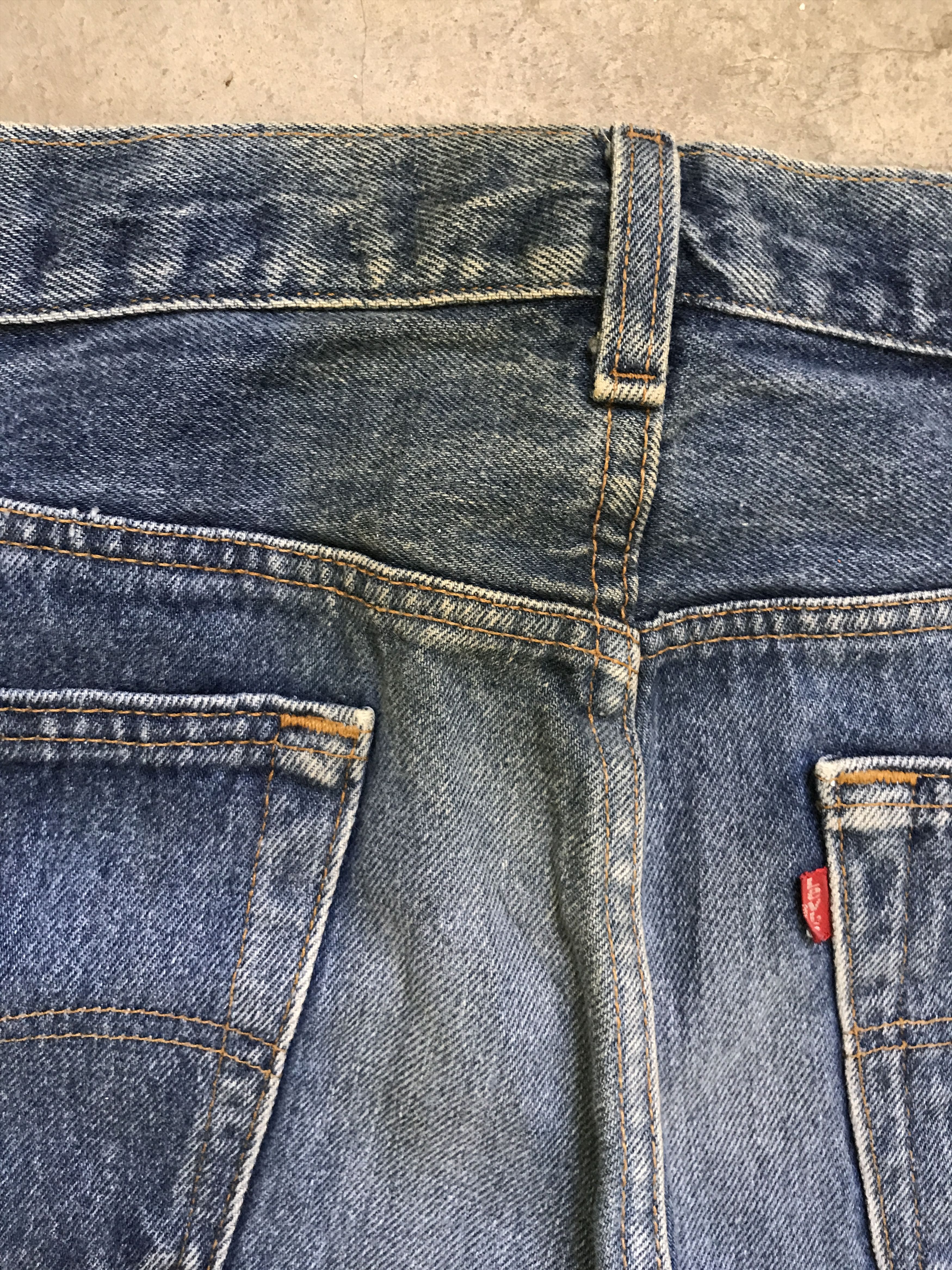 Levi's VLEV46 - Vintage 90s Levis 501 Distressed Denim Size US 32 / EU 48 - 17 Thumbnail
