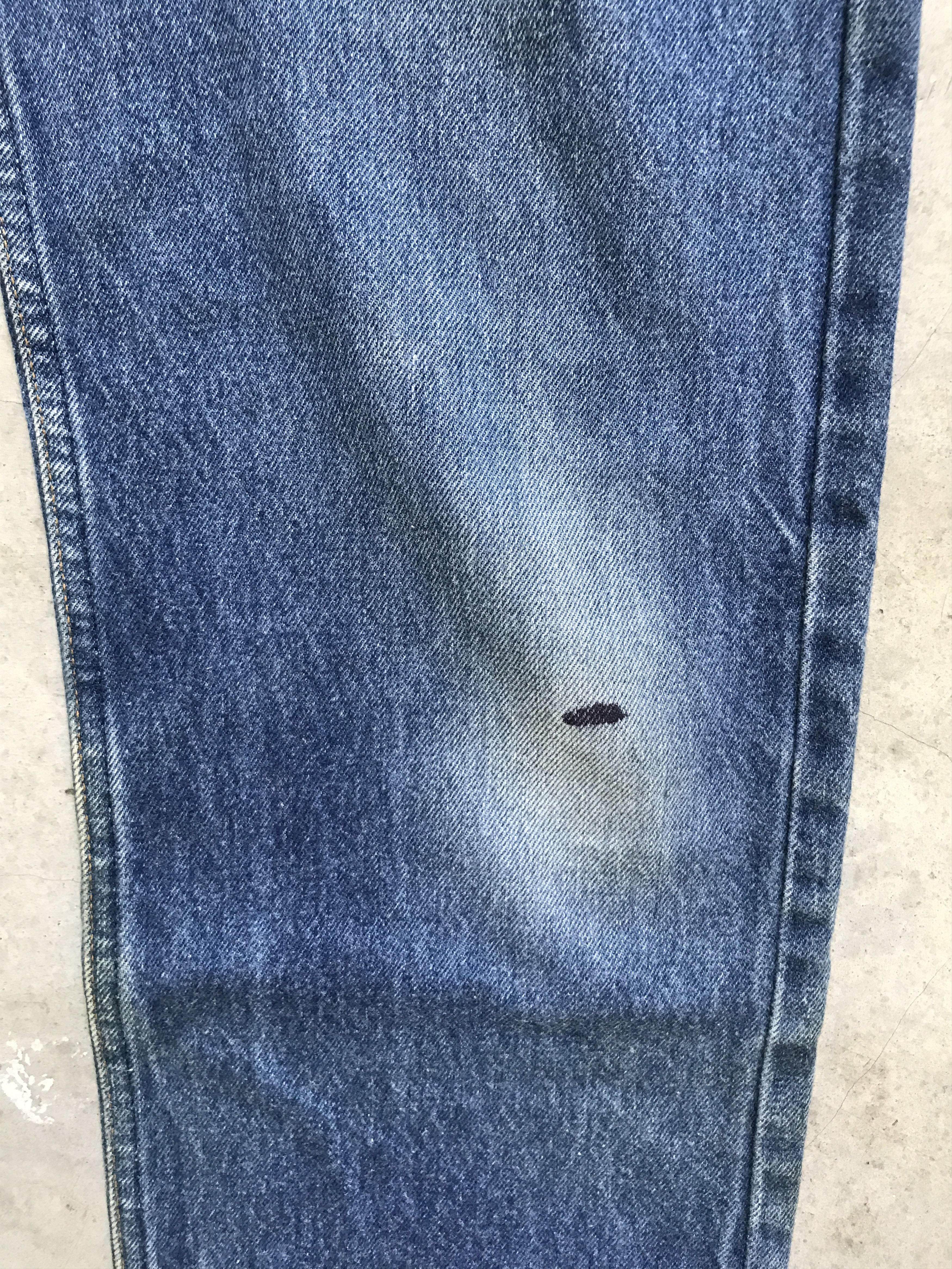Levi's VLEV46 - Vintage 90s Levis 501 Distressed Denim Size US 32 / EU 48 - 6 Thumbnail