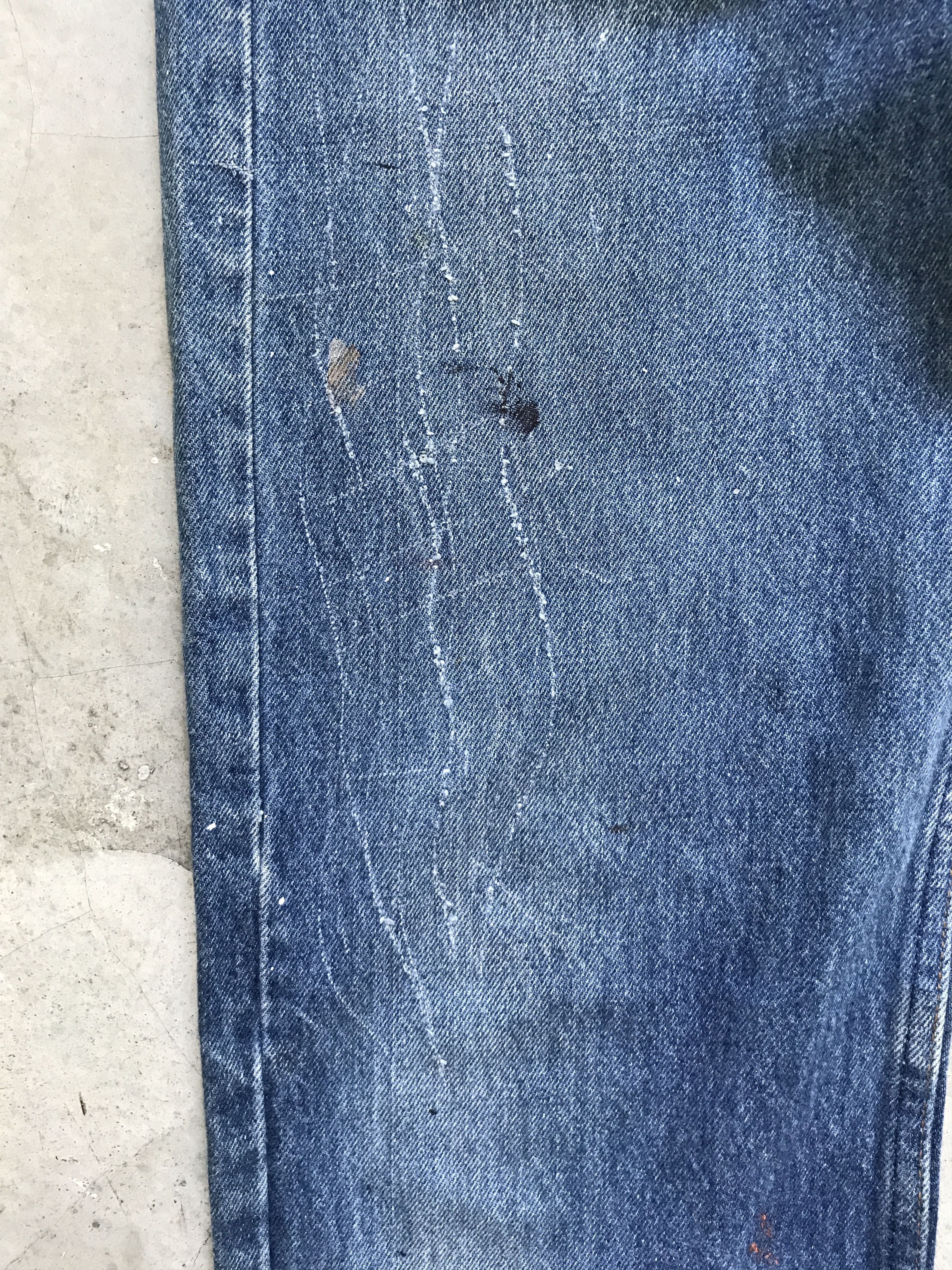 Levi's VLEV46 - Vintage 90s Levis 501 Distressed Denim Size US 32 / EU 48 - 4 Thumbnail