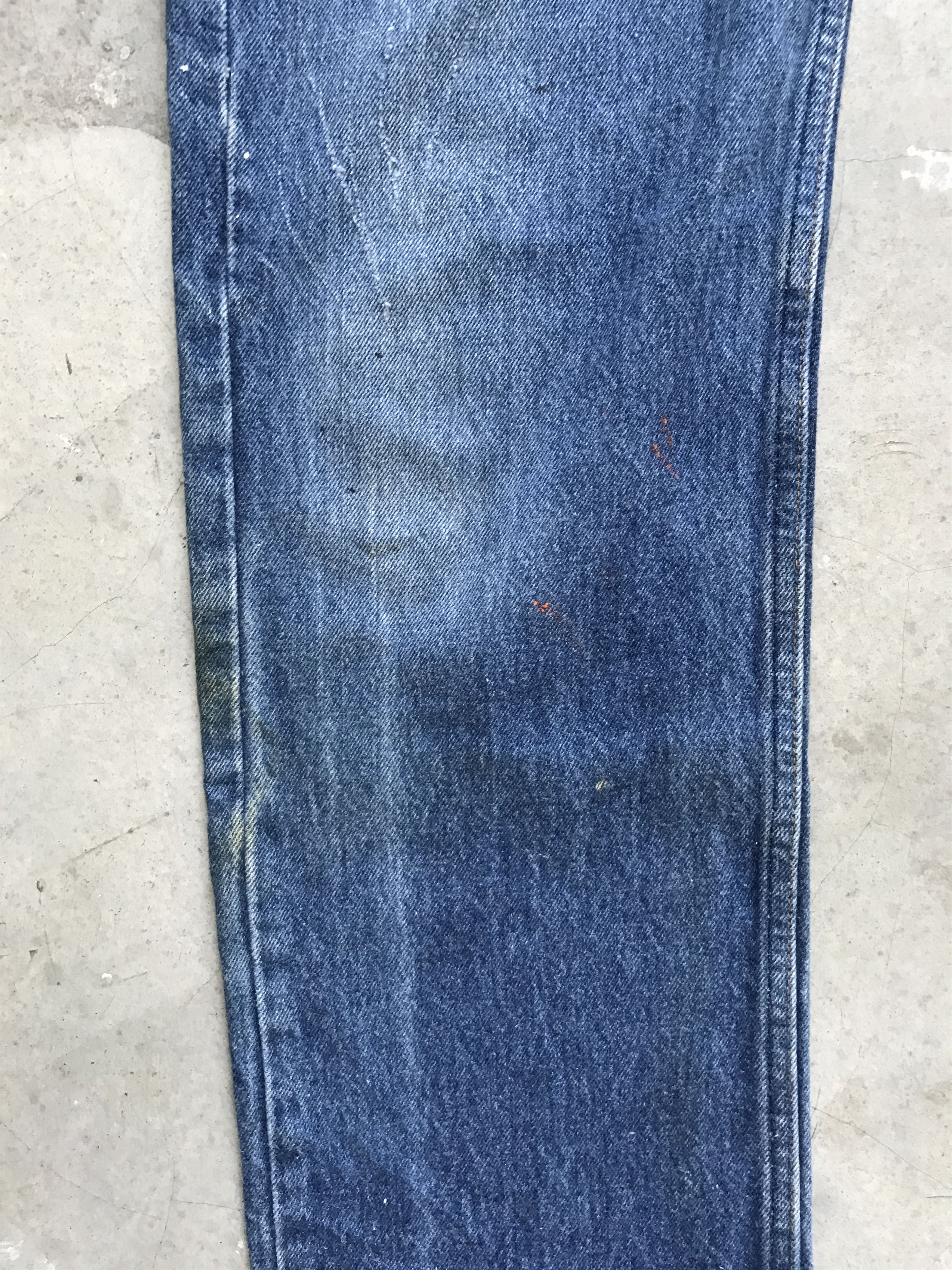 Levi's VLEV46 - Vintage 90s Levis 501 Distressed Denim Size US 32 / EU 48 - 7 Thumbnail