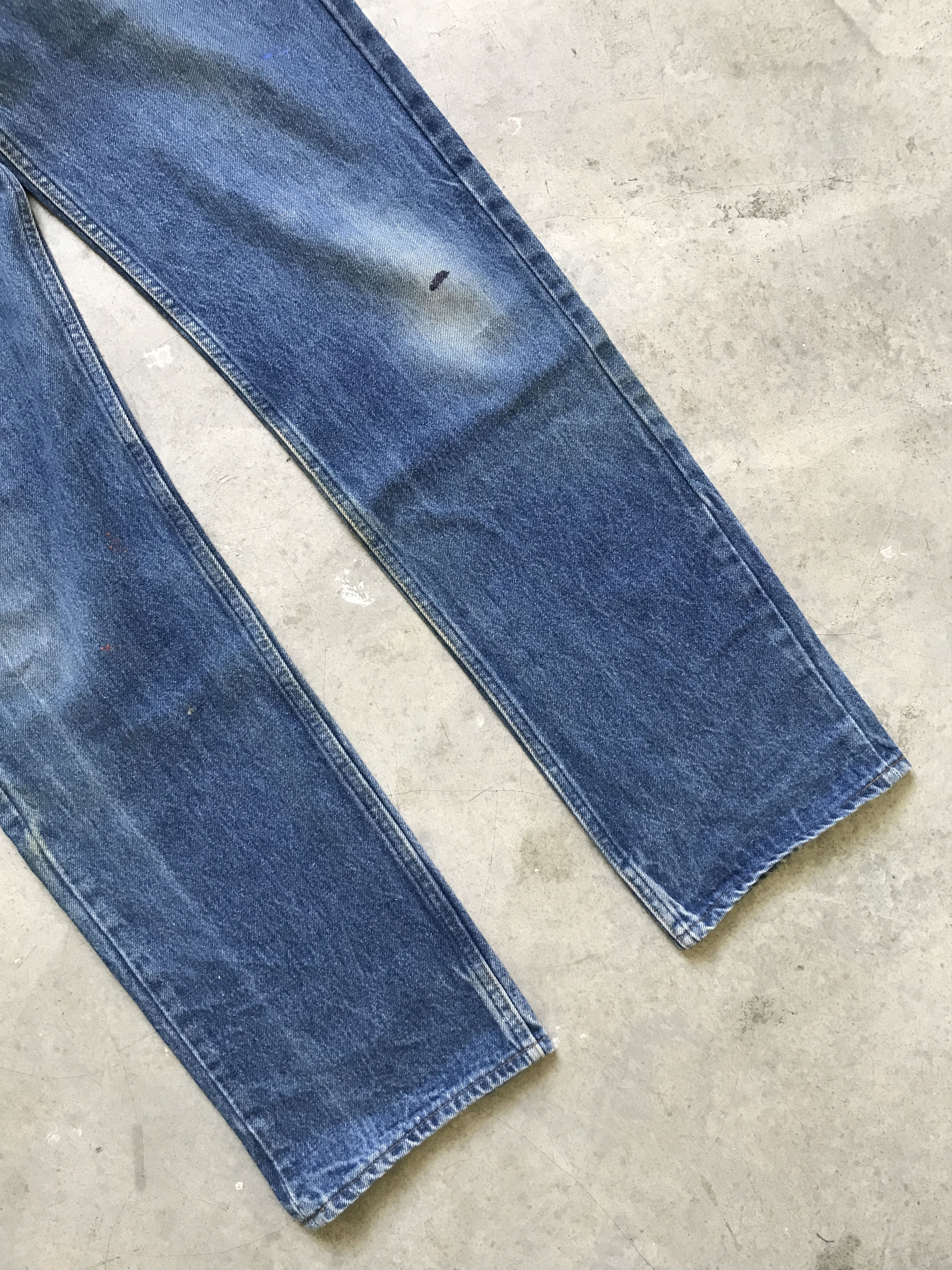Levi's VLEV46 - Vintage 90s Levis 501 Distressed Denim Size US 32 / EU 48 - 3 Thumbnail