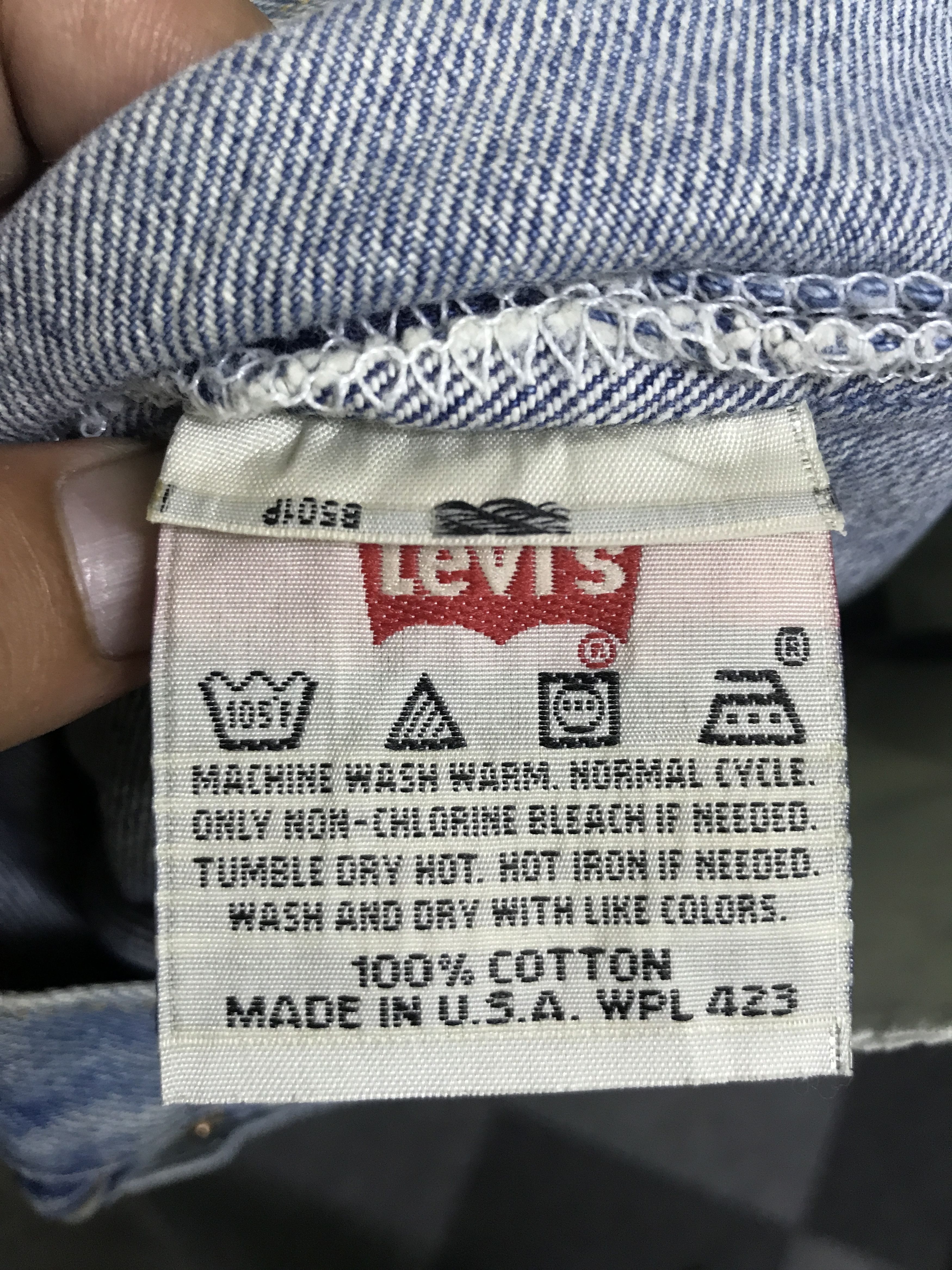 Levi's VL162-Vintage Levis 501 Medium Wash Jeans Size US 27 - 17 Thumbnail