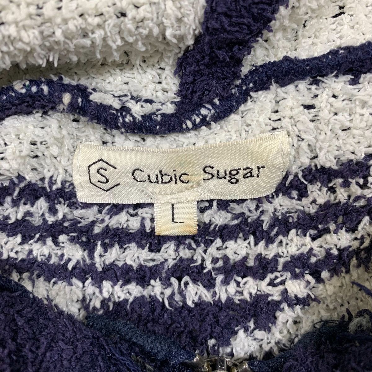 Japanese Brand × Vintage CUBE SUGAR Navajo Japanese Knitwear Hoodie Sweater Jacket Size US M / EU 48-50 / 2 - 6 Thumbnail